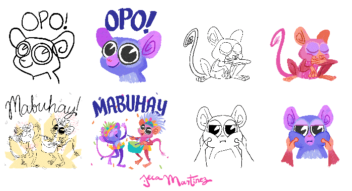 Animation Progress for the Mabuhay Messaging GIF Stickers for Facebook Messenger by Jeca Martinez 1.gif