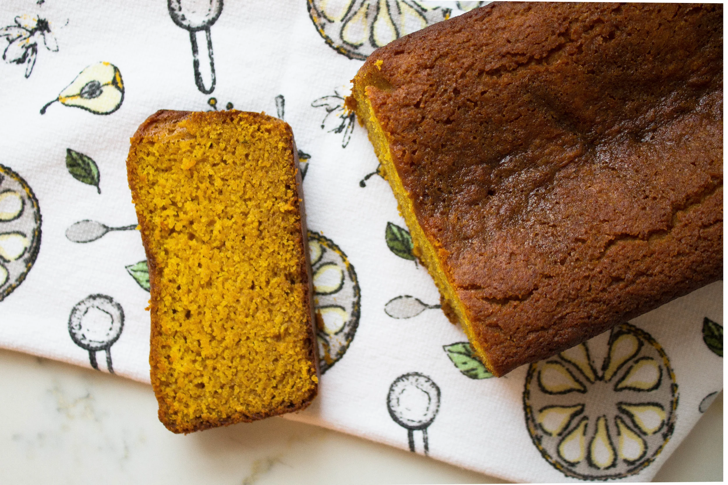 Sweet Turmeric + Ginger One-bowl Bread (gf)