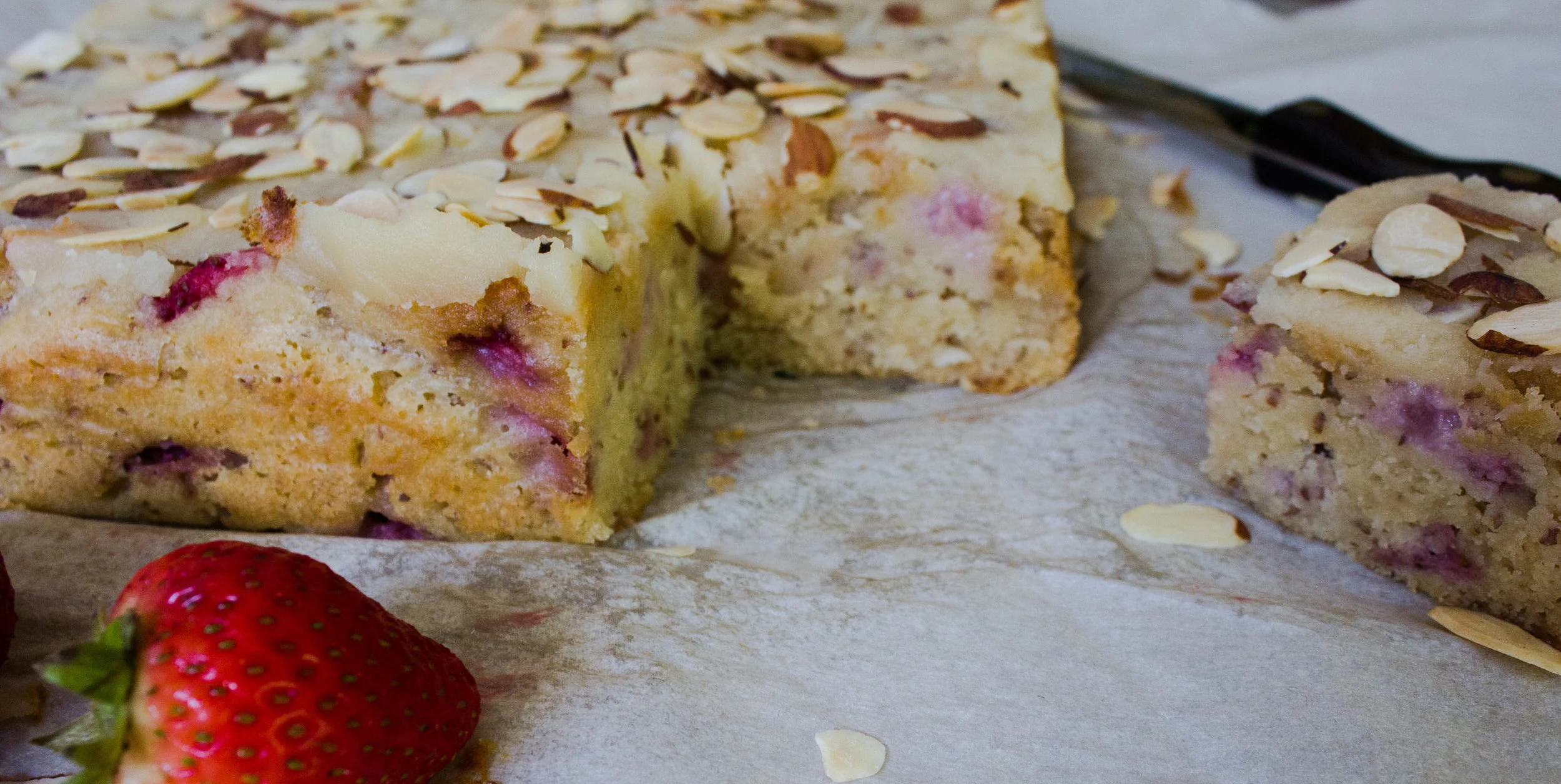 Strawberry Almond Cake