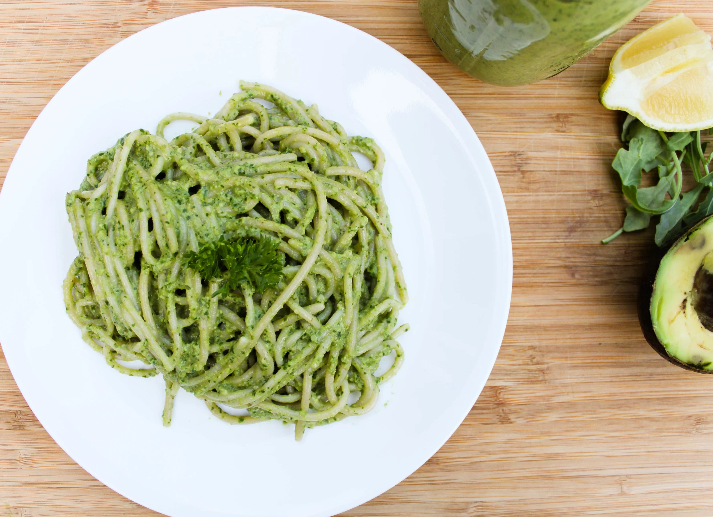 Arugula Walnut Pesto