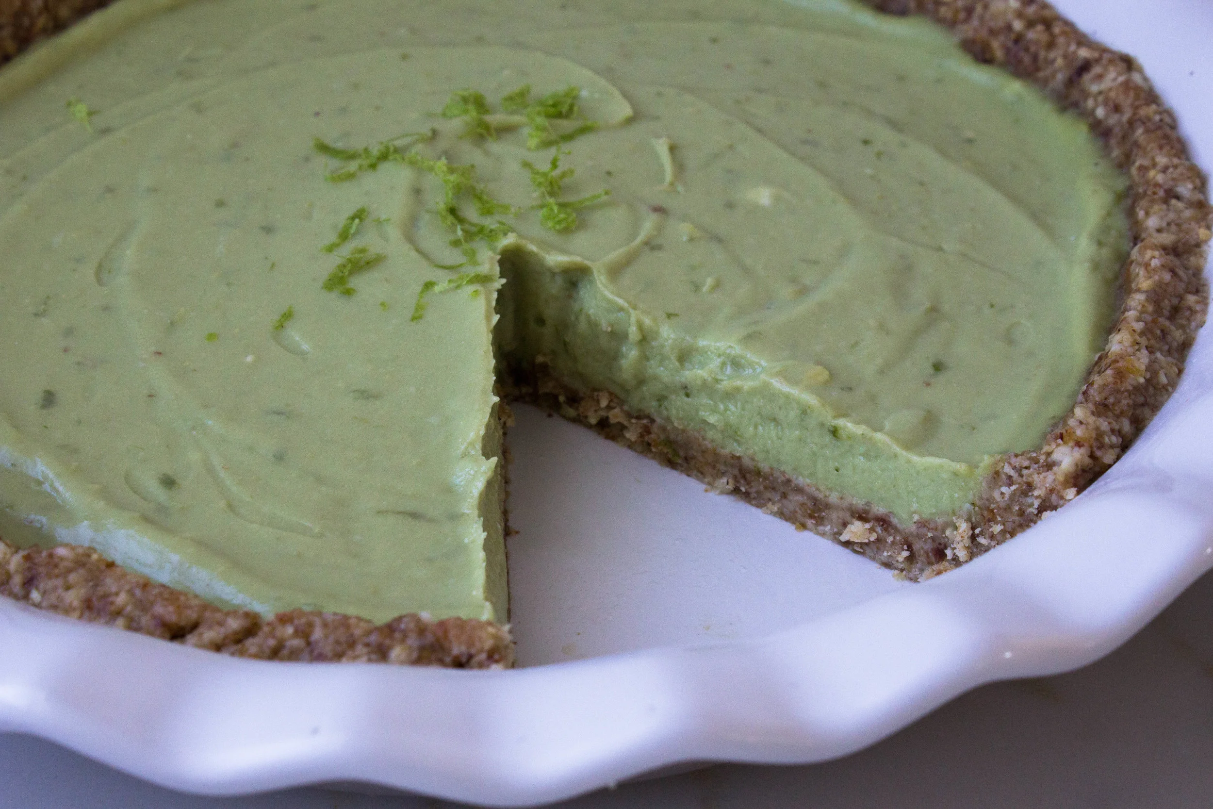 Raw Key Lime Pie (gf + vegan)