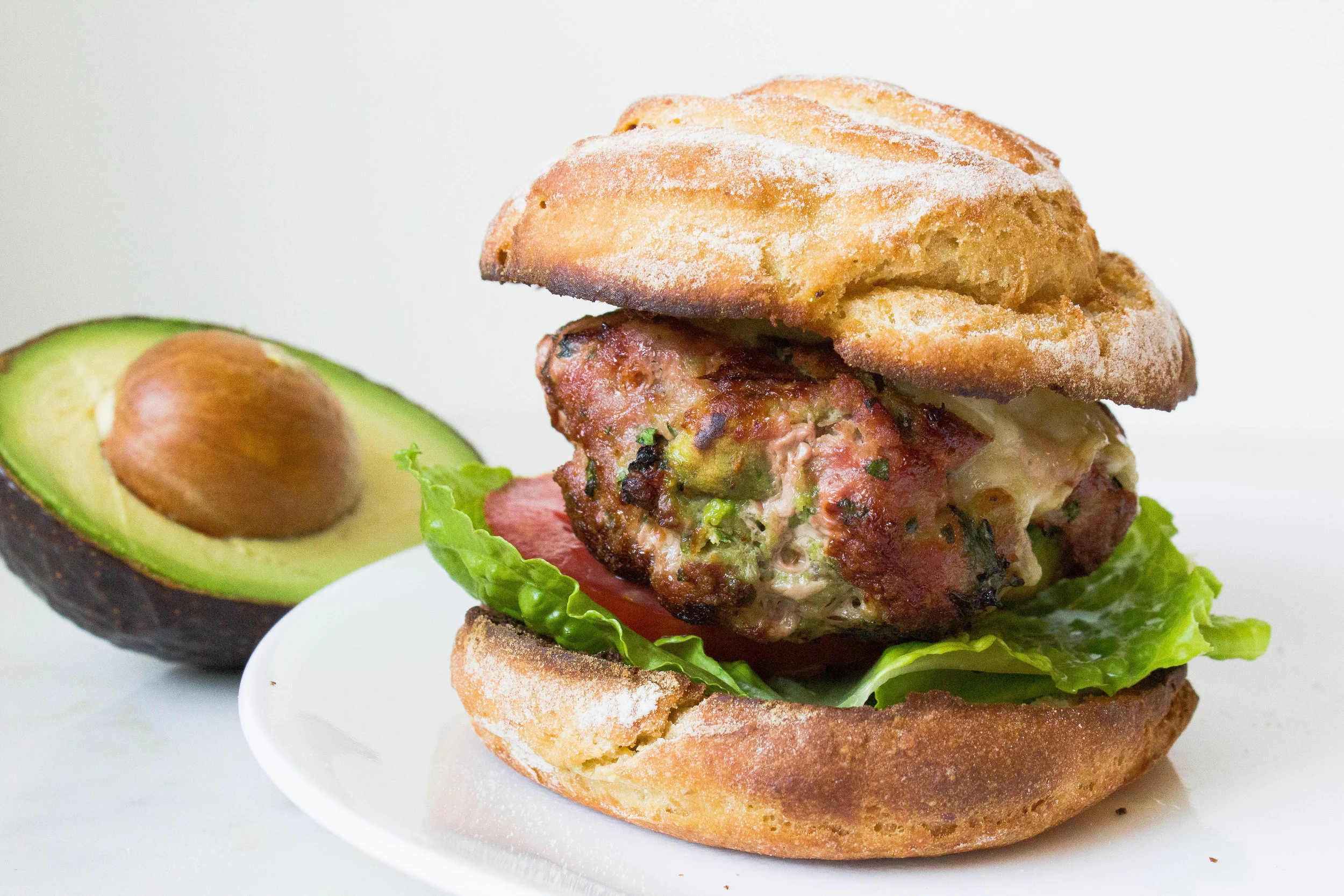 Avocado Turkey Burgers (gf + df + paleo)