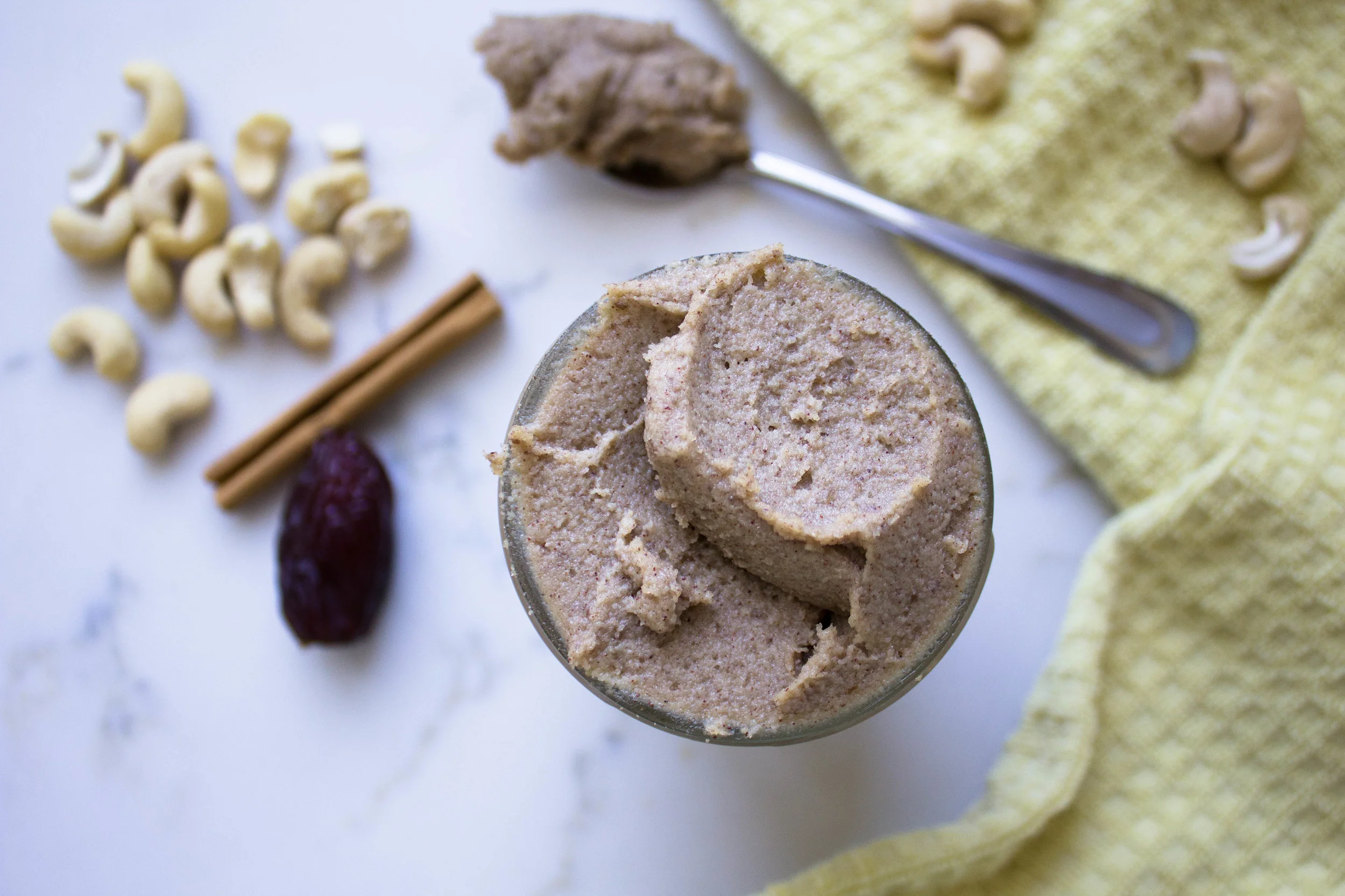 Cinnamon Date Cashew Butter (gf + vegan)