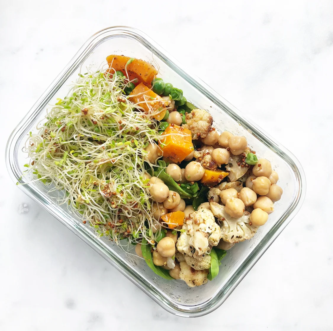 Spring Salad with Honey Mustard Vinaigrette (gf + vegan)