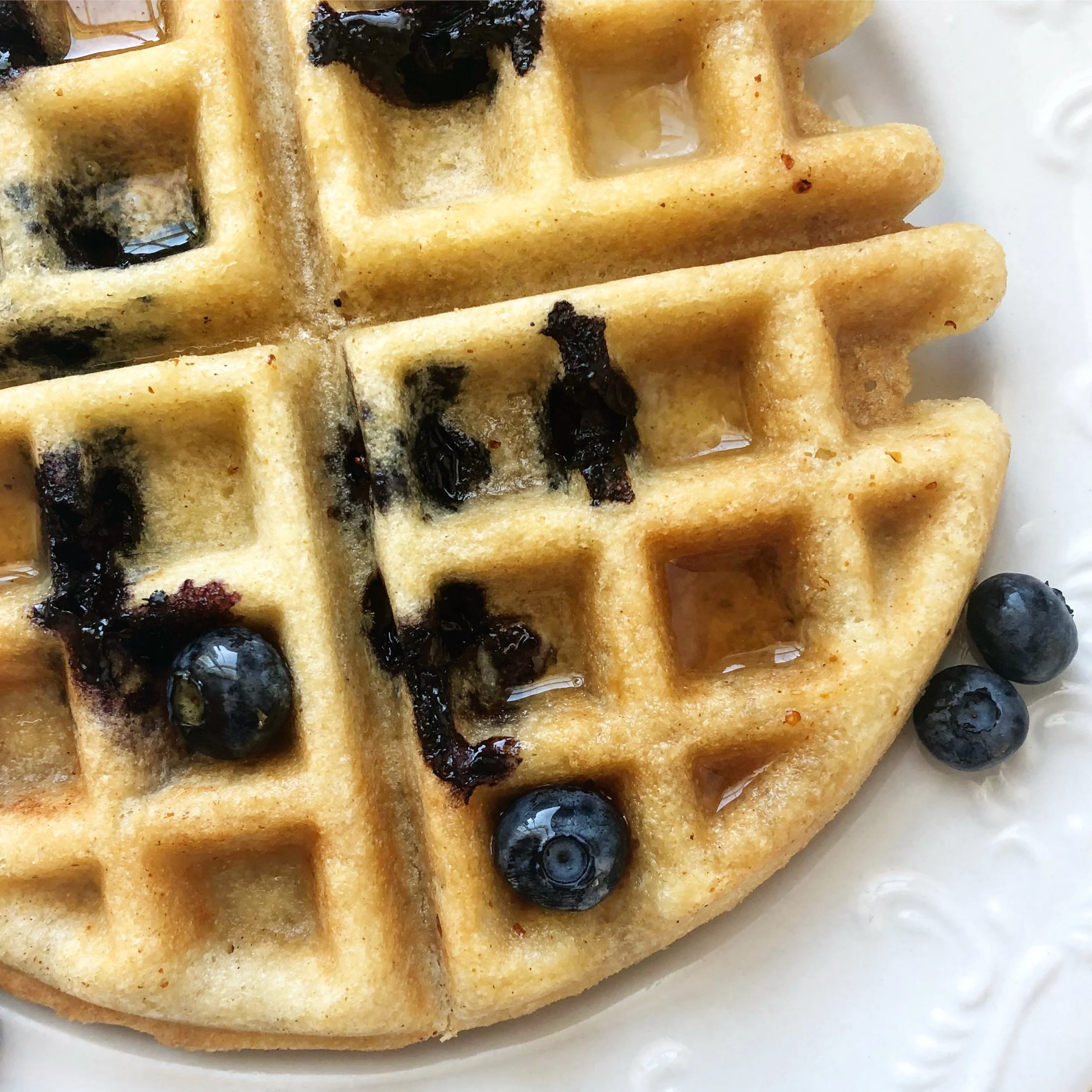 Blueberry Waffles (gf + df)