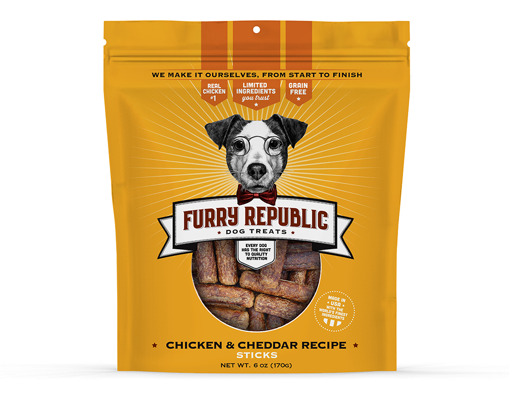 Furry Republic Made in USA Natural Grain Free Real Meat Dog Treats Good Value