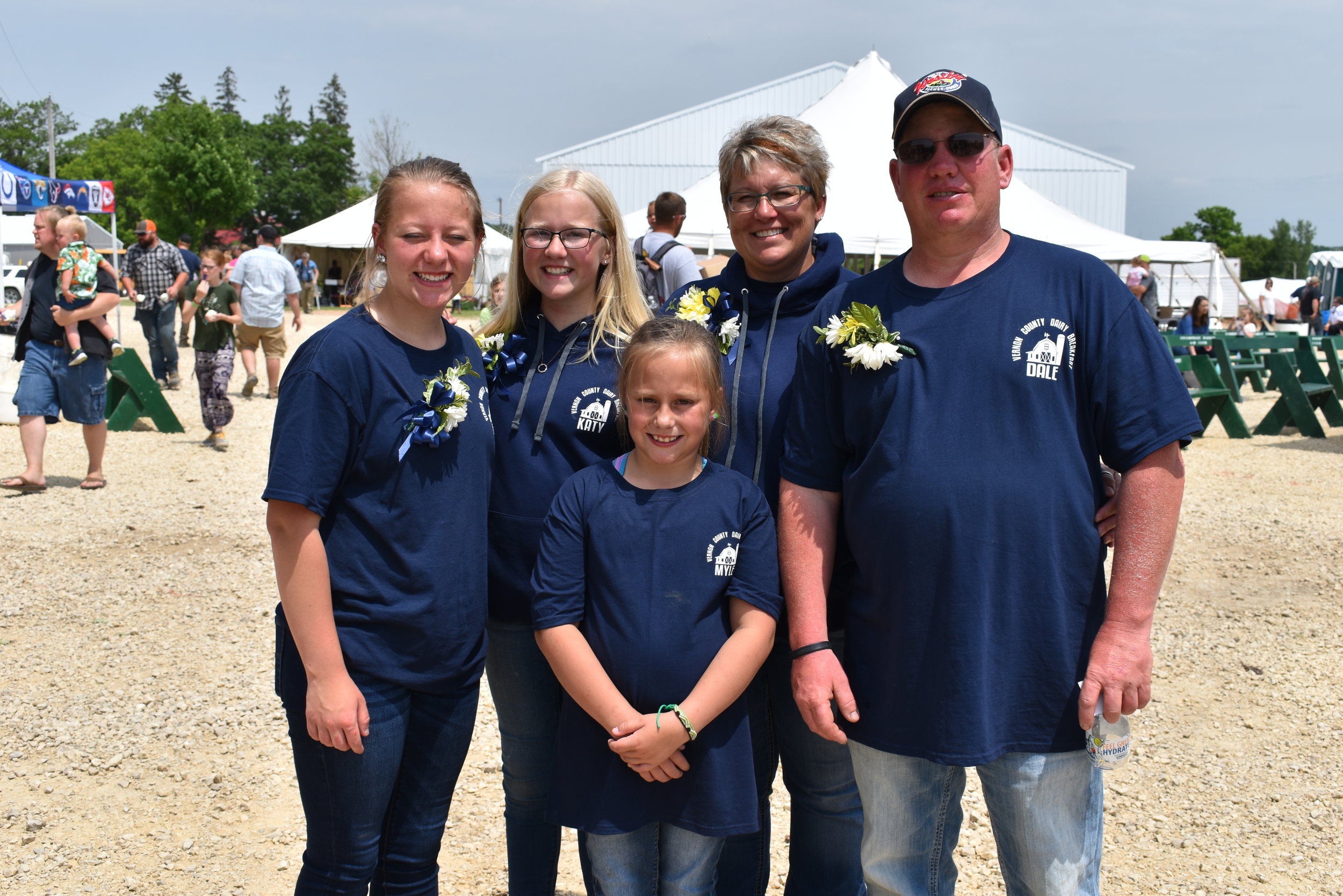  The Torgersons L to R- Erin, Katy, Myle, Brenda, and Dale 