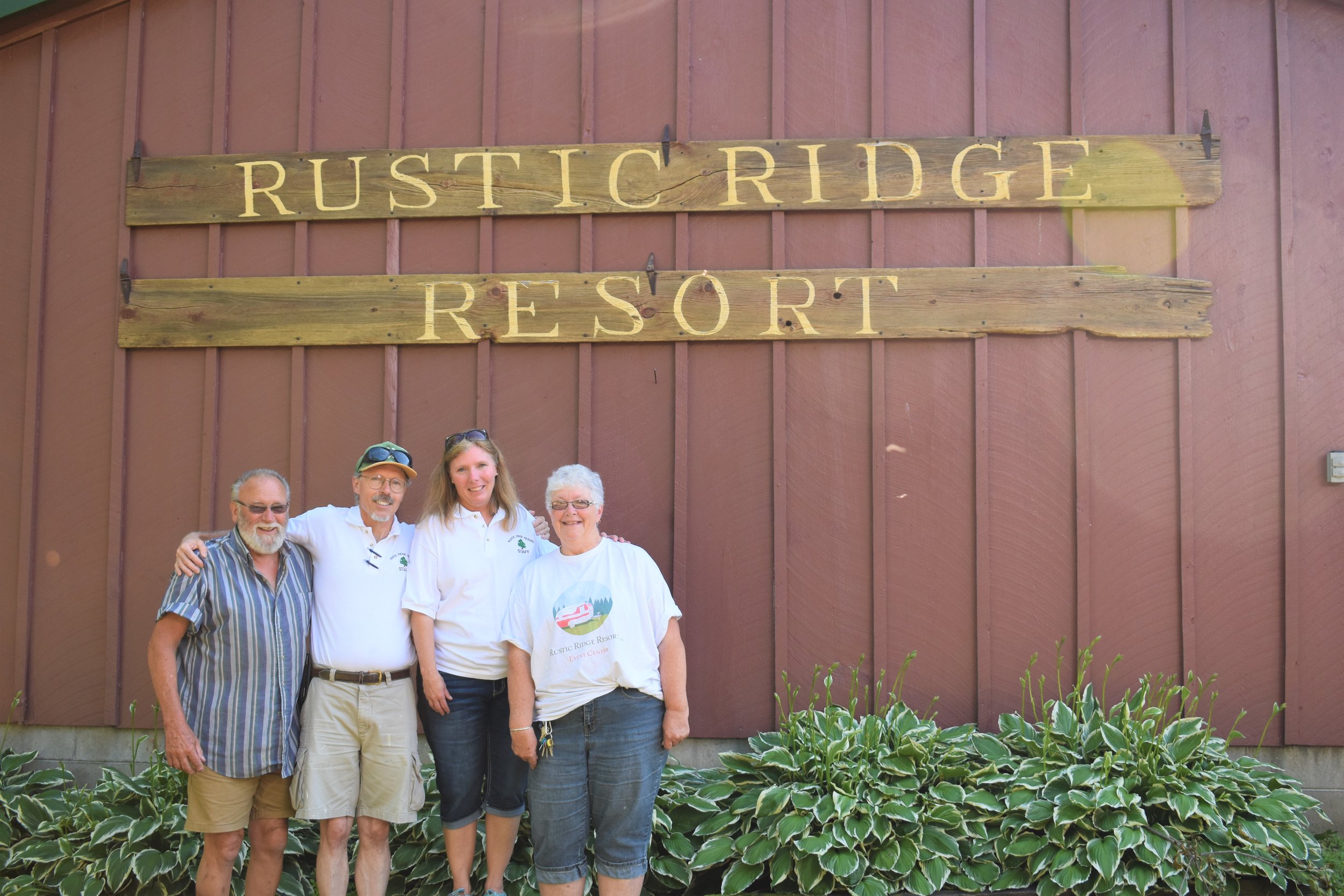 Pictured L to R- Ed Rohn, Brian Sullivan, Diane Gabby, and Becky Rohn