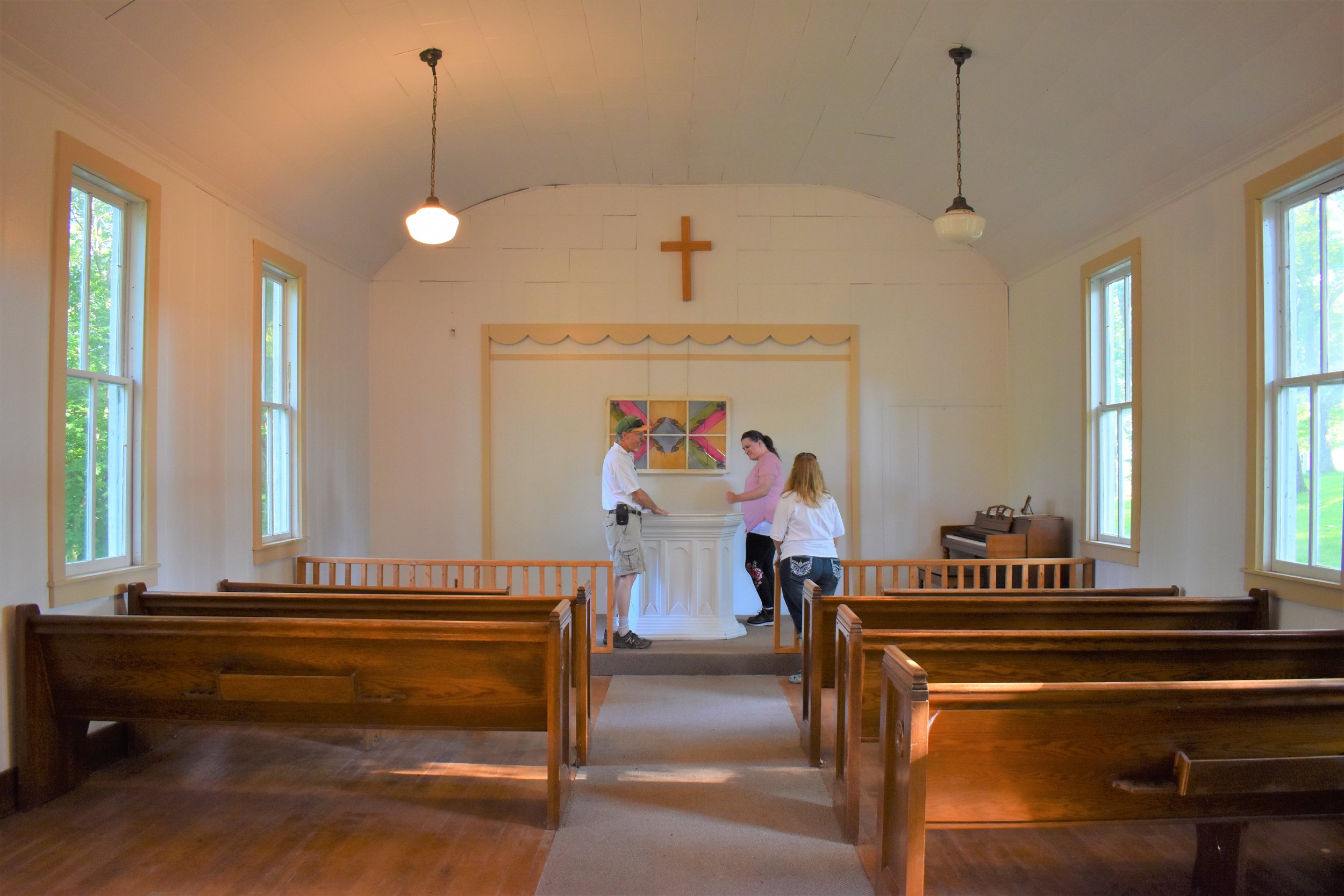 Inside the chapel