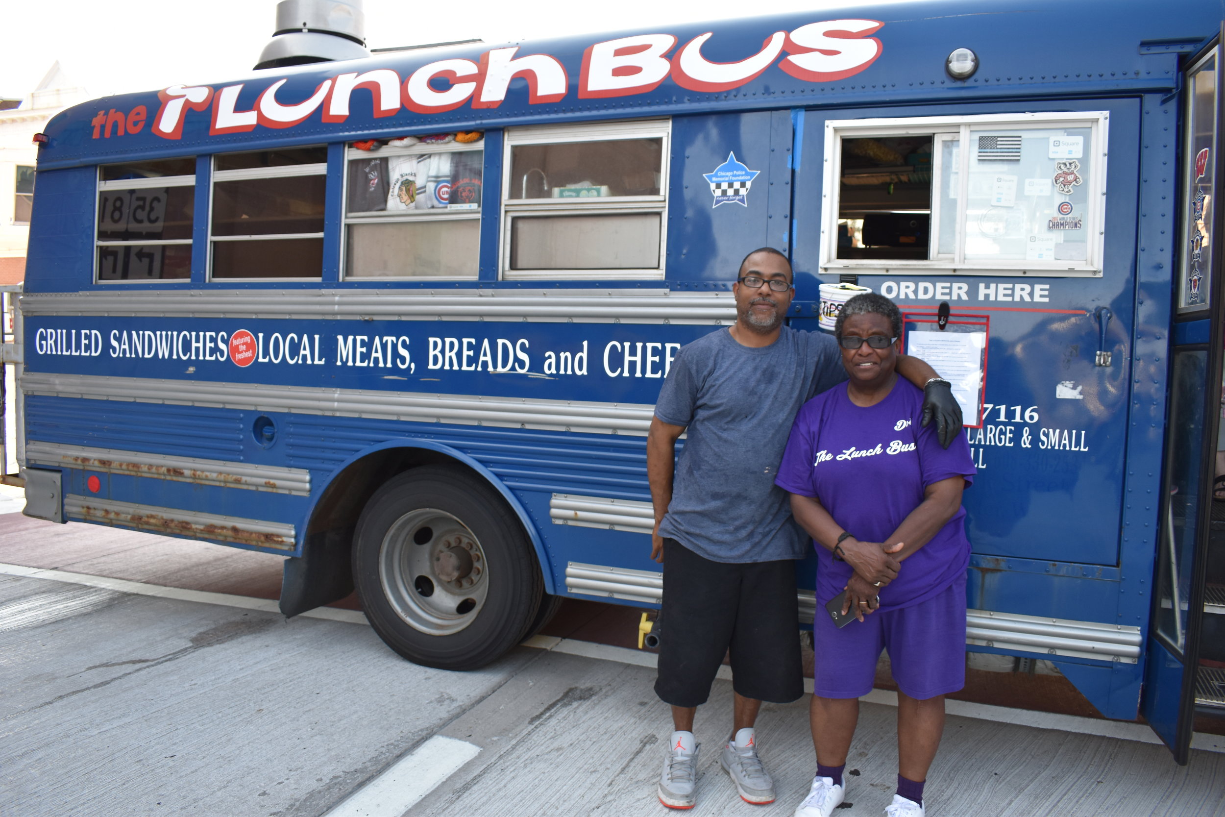  Chef Ed and his Mom Dorothy and their ‘Lunch Bus’ 