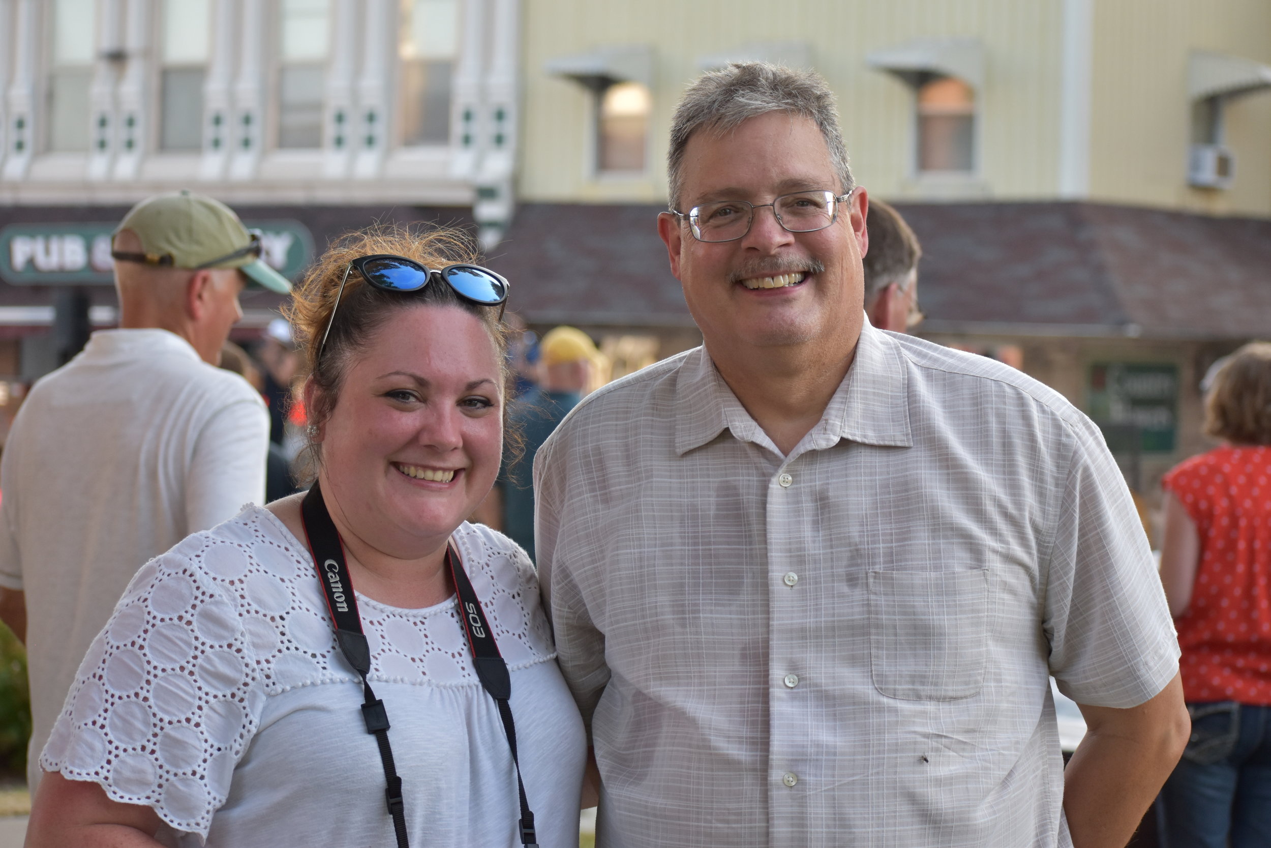 Lancaster Area Chamber of Commerce’s Executive Director Heather Bontreger and Director Rick Sanson 