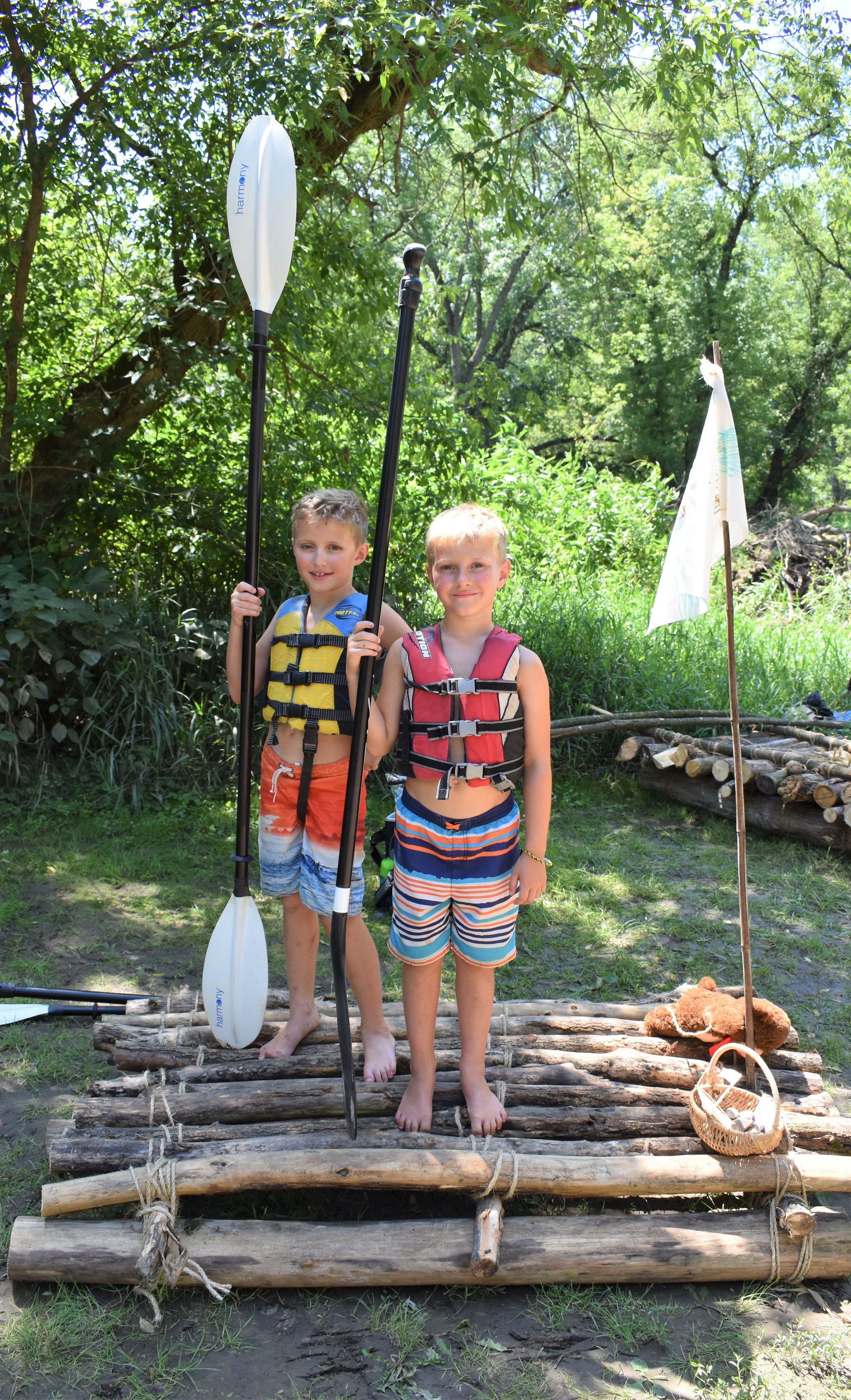 Raft 3-  Hixson Katz and his younger brother Kieran of Sun Prairie, WI 