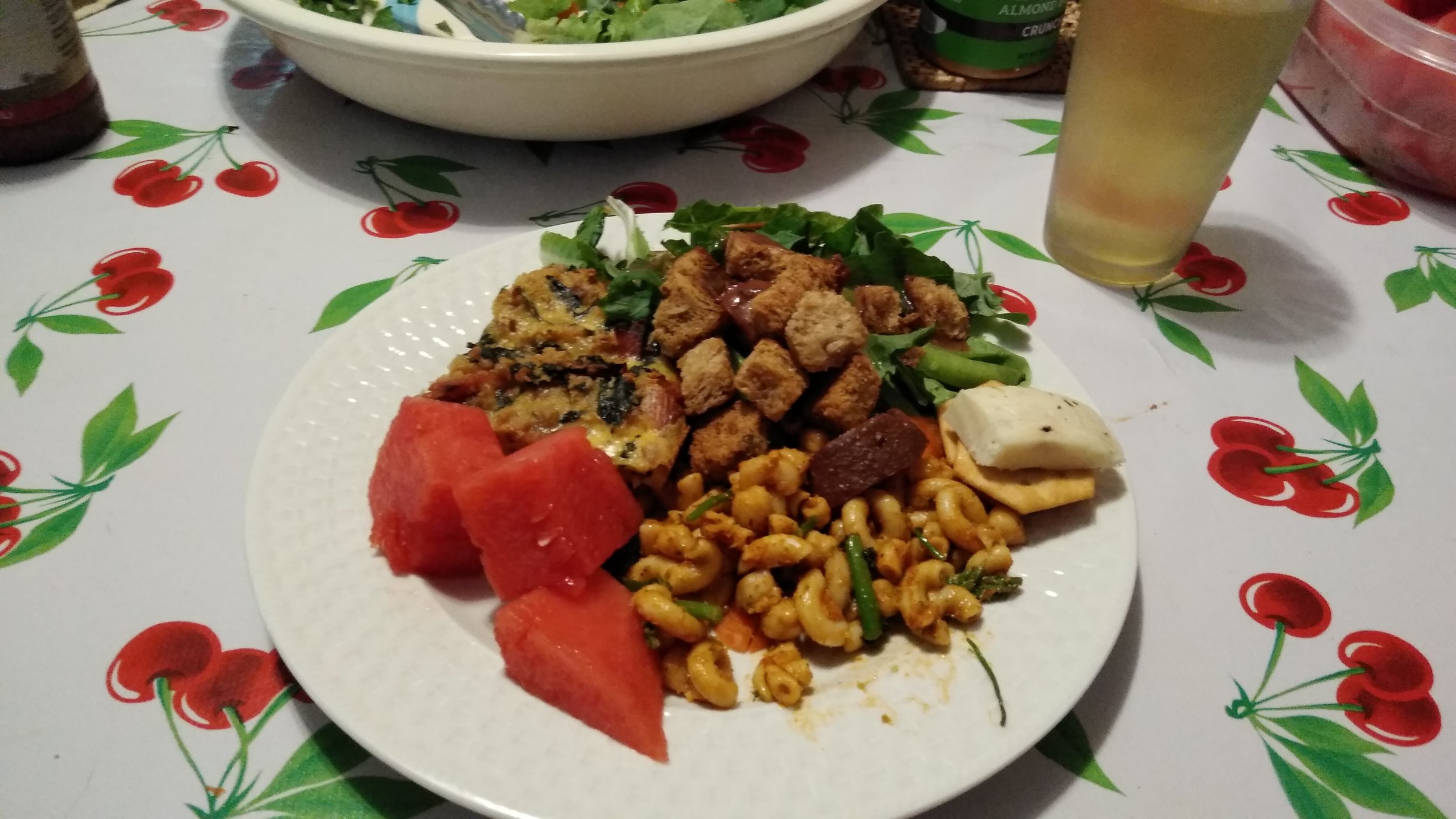 An amazing meal served during our visit