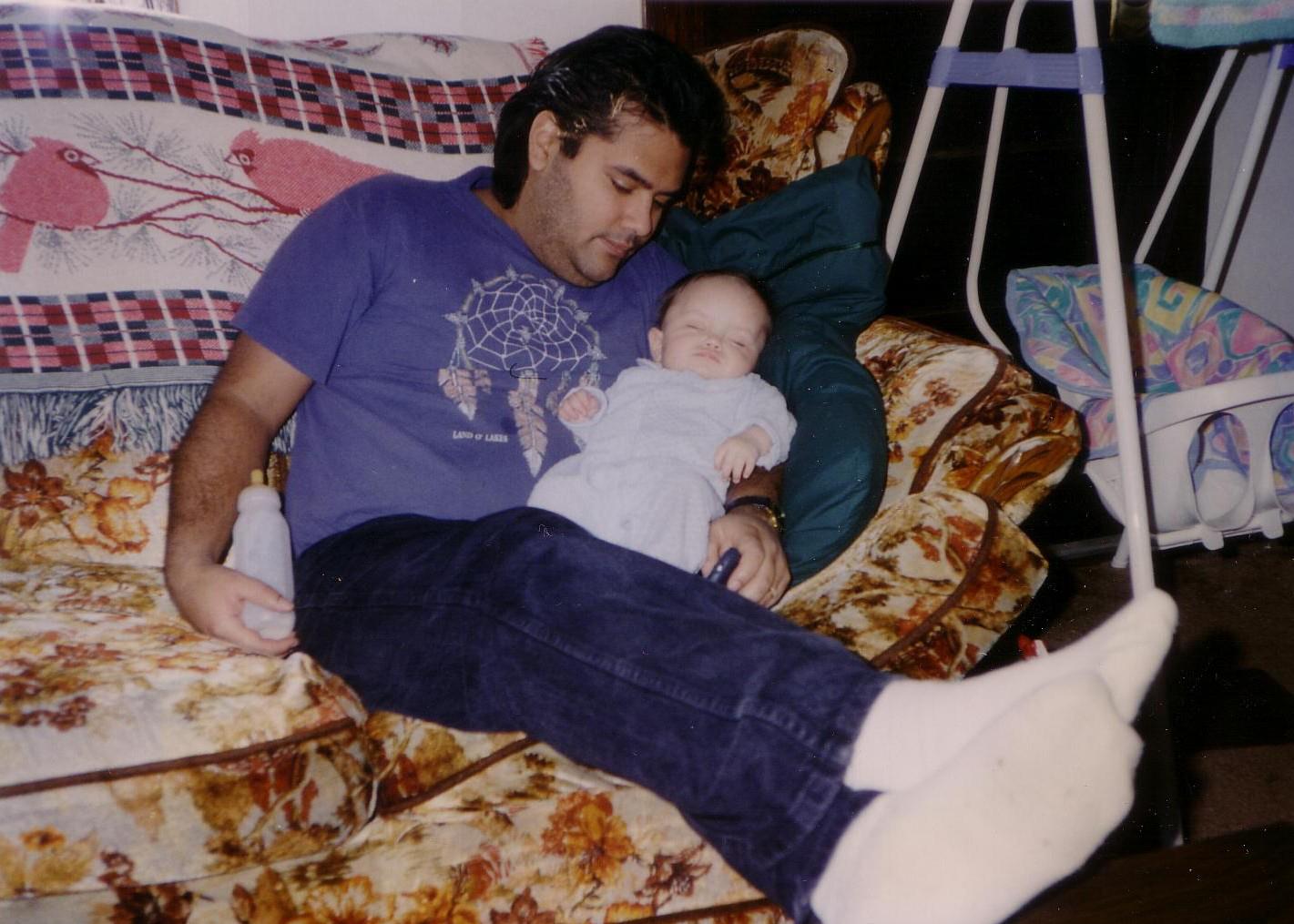 Me and Tyler napping