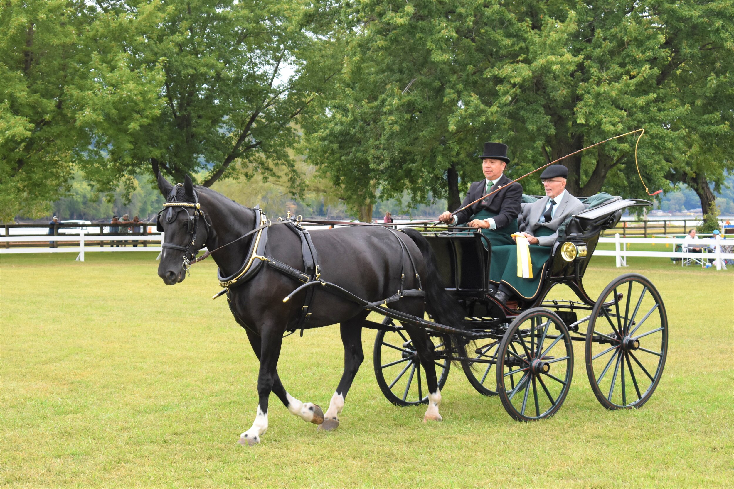 Competitors being judged on technique