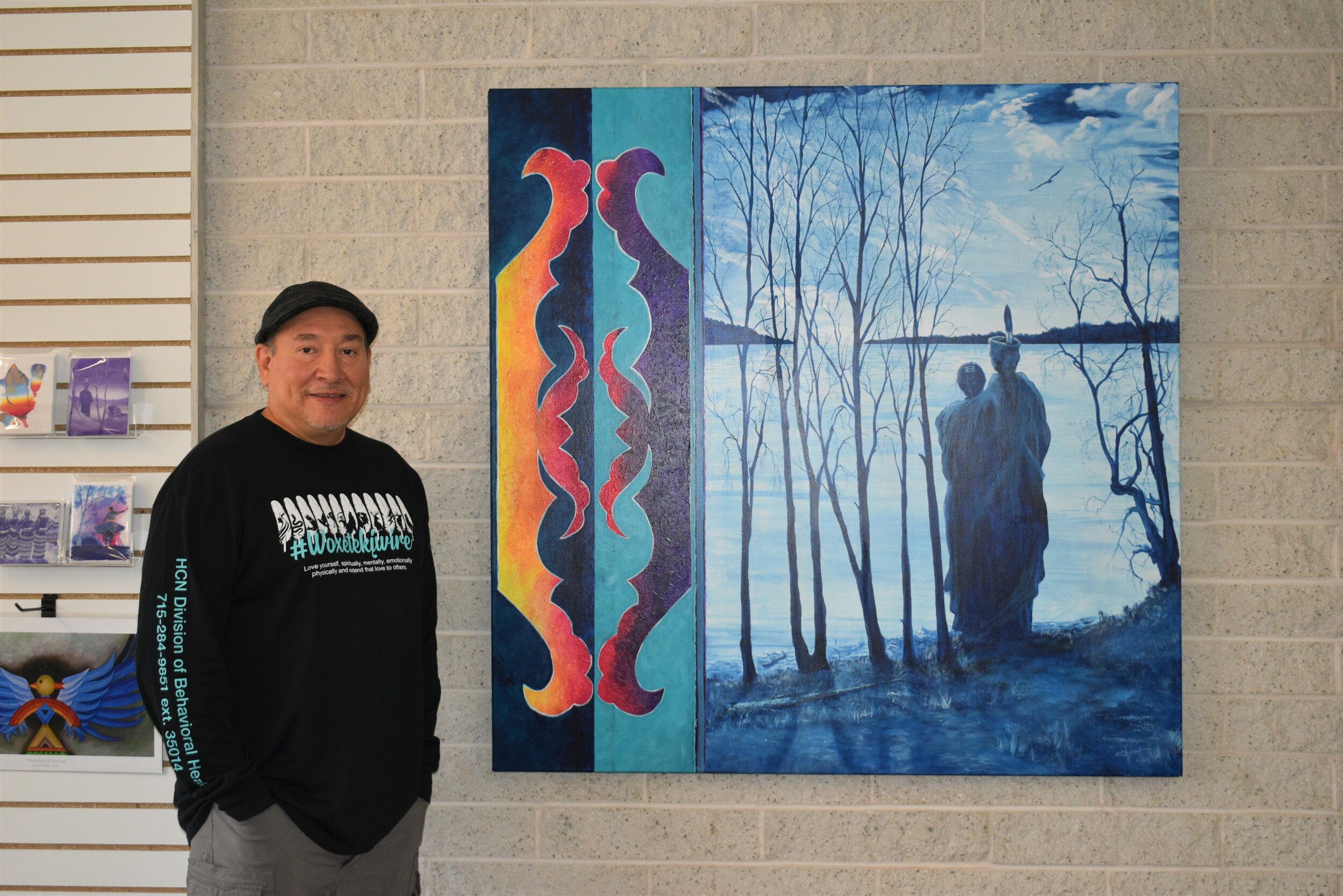  Hoocąk/Ojibwe artist, Christopher Sweet 