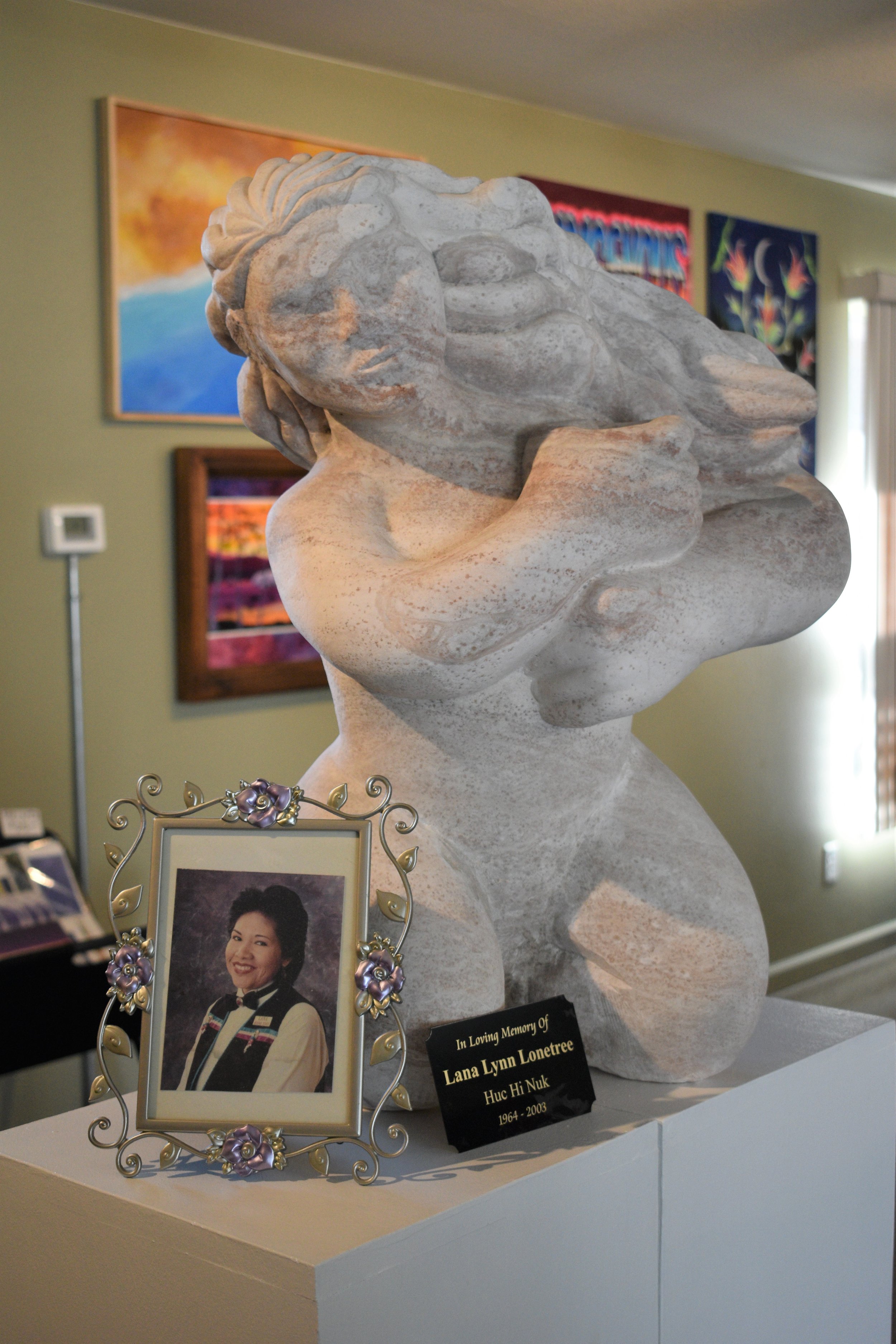  Sculpture by the late Lana Lonetree 