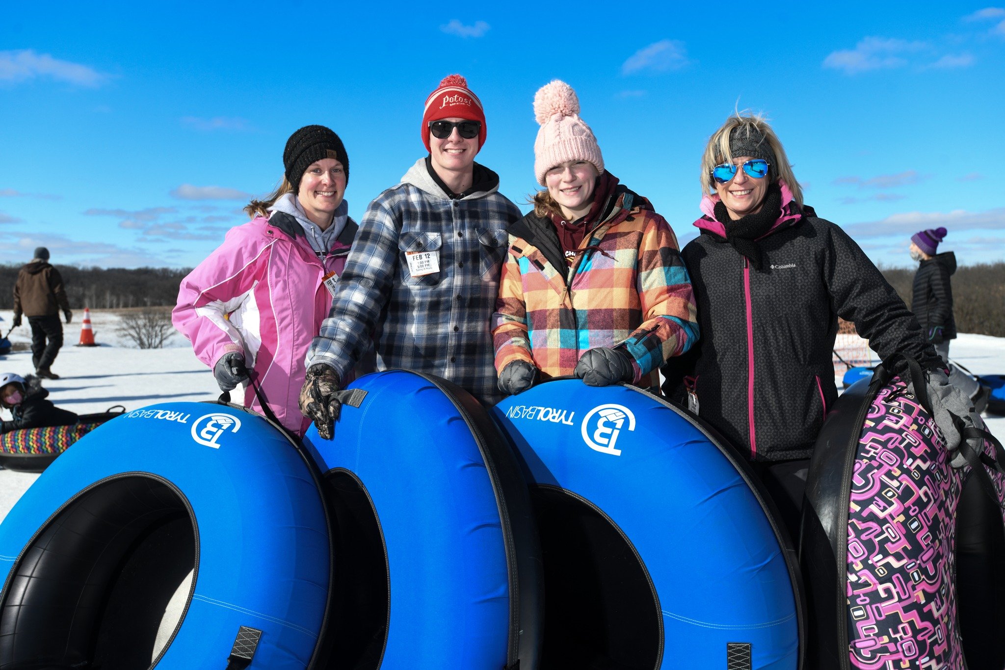 Tubing at Tyrol Basin. Photo courtesy of the Mt. Horeb Chamber of Commerce. 