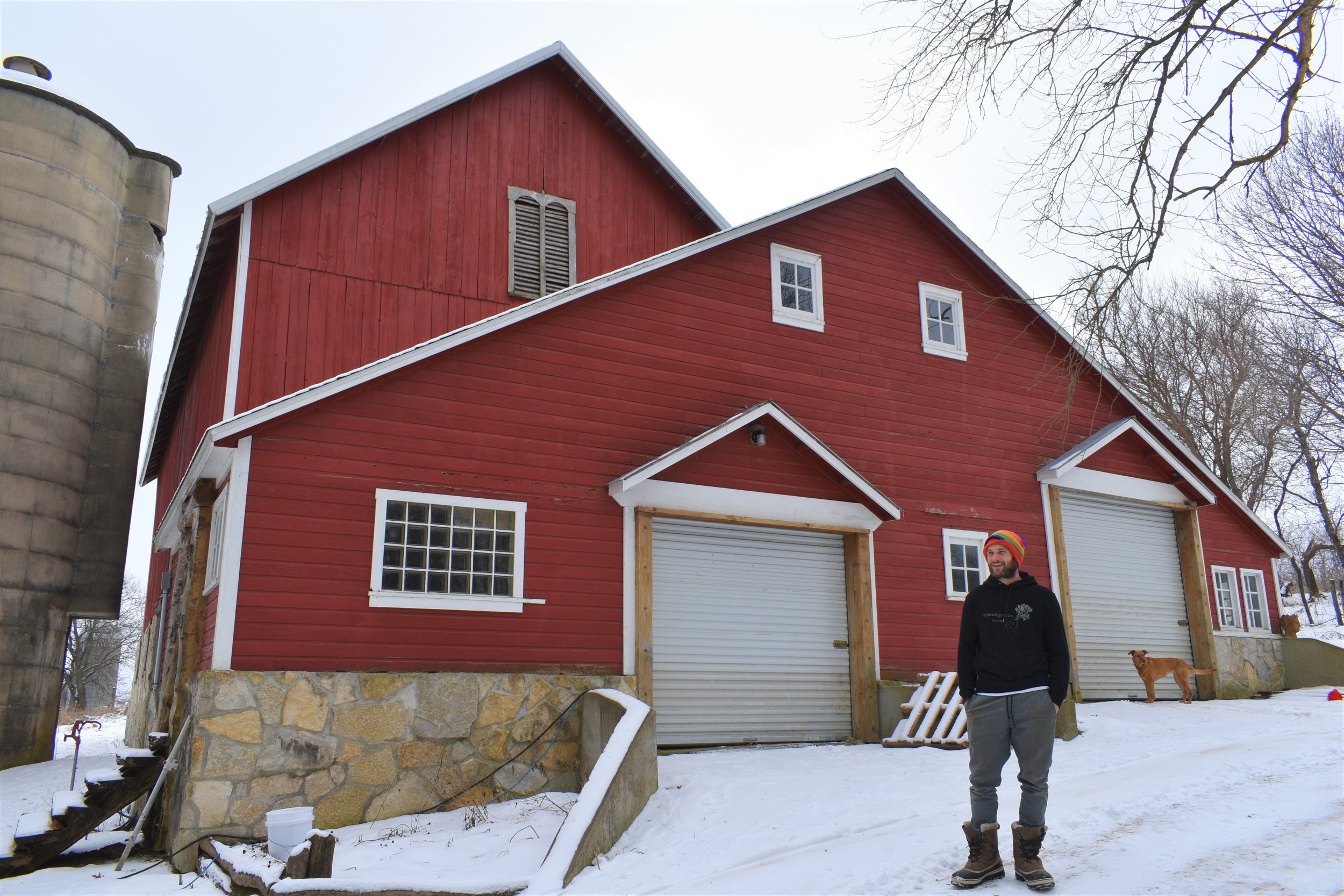  Their barn that was refurbished by the previous owner. 