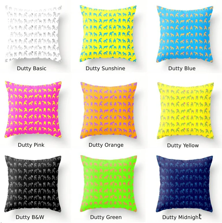 Robin Clare Dutty Wine Cushion