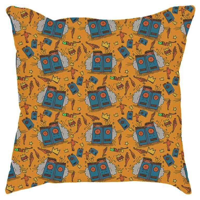 Robin Clare Mento Ska Rocksteady Cushion Cover