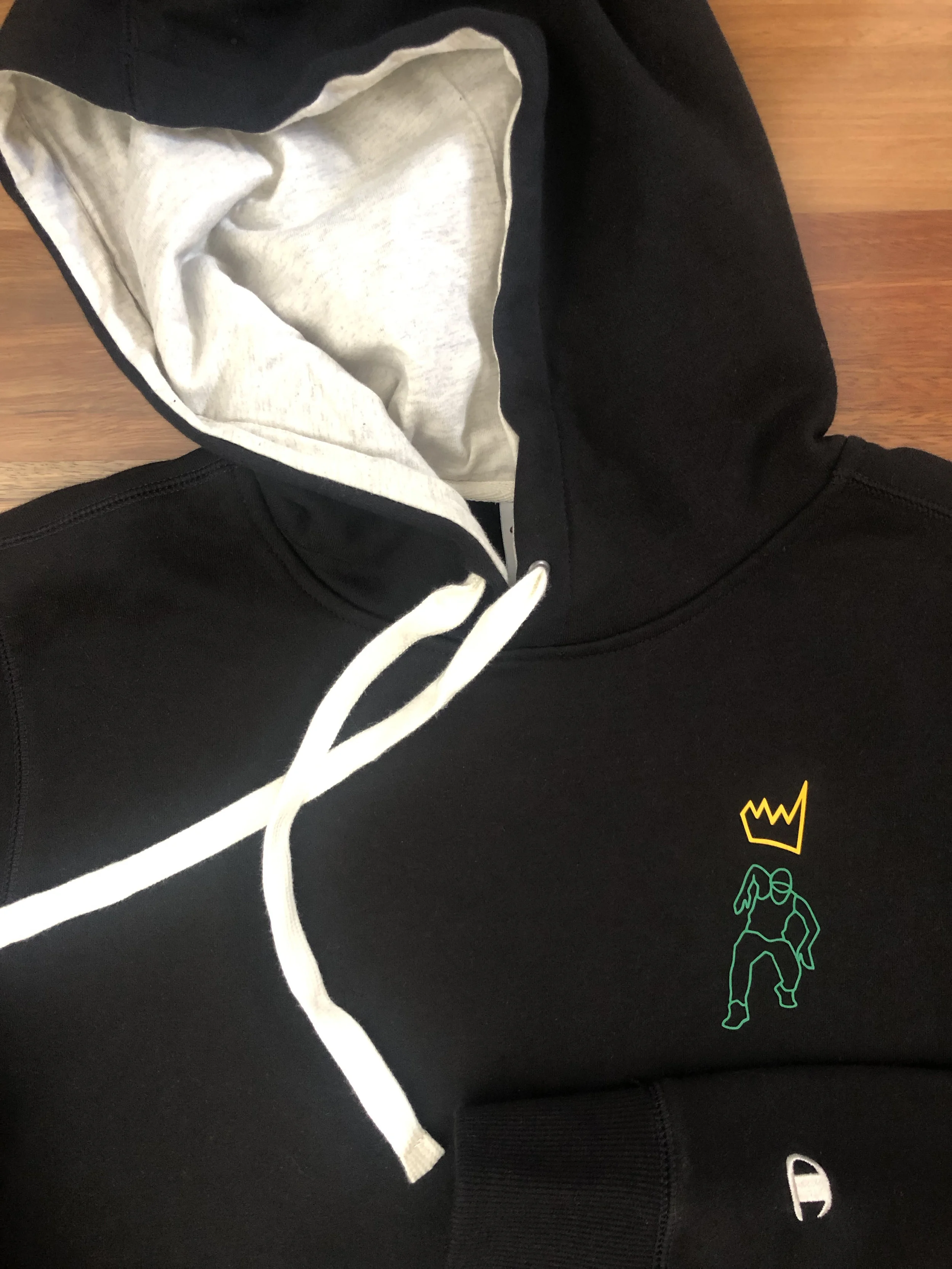 Godzilla Boss OG's x Robin Clare Hoodie - Front Detail