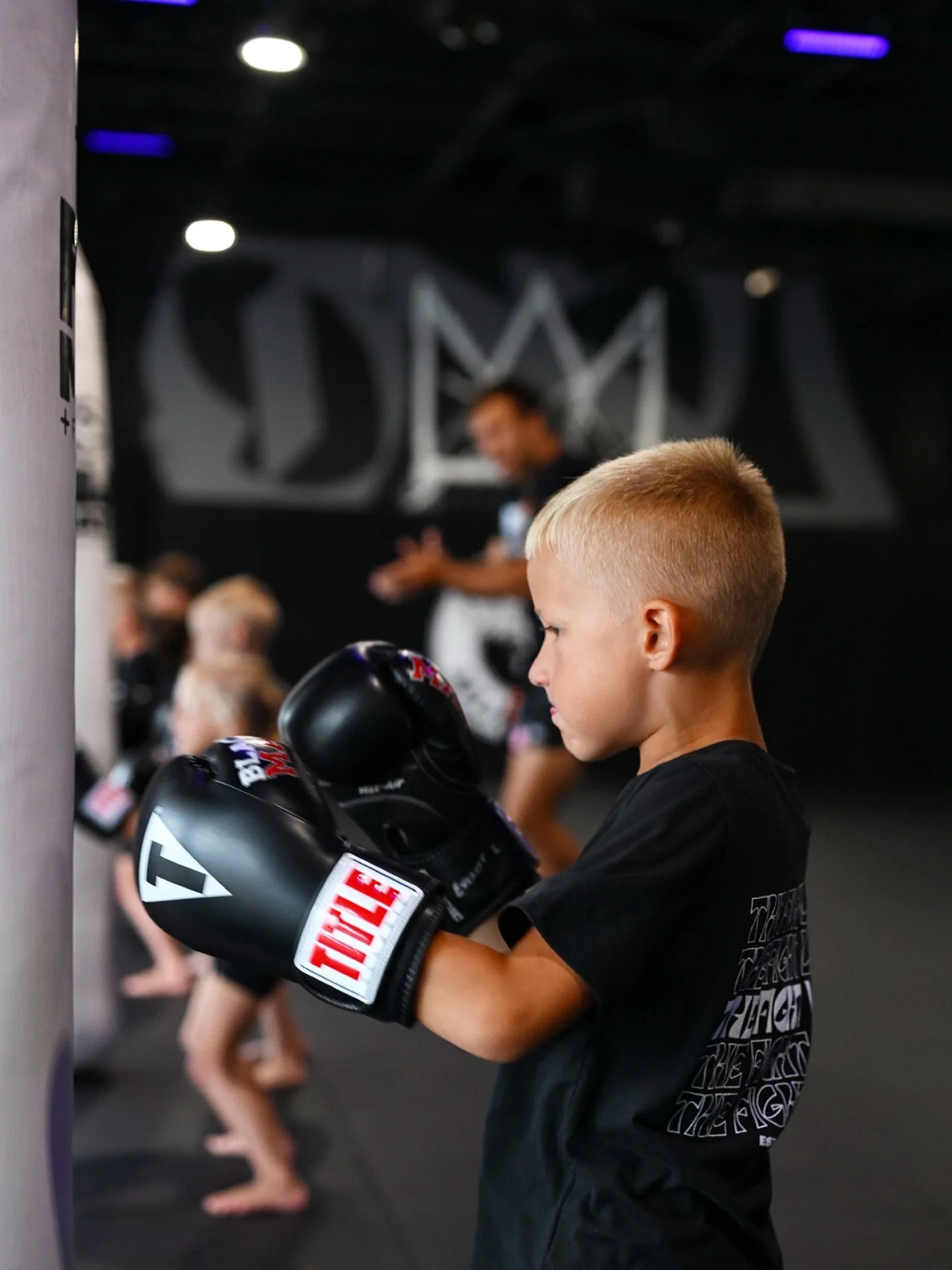 Small gloves, big focus 🥊 
#muaythai #kids #fortwayne