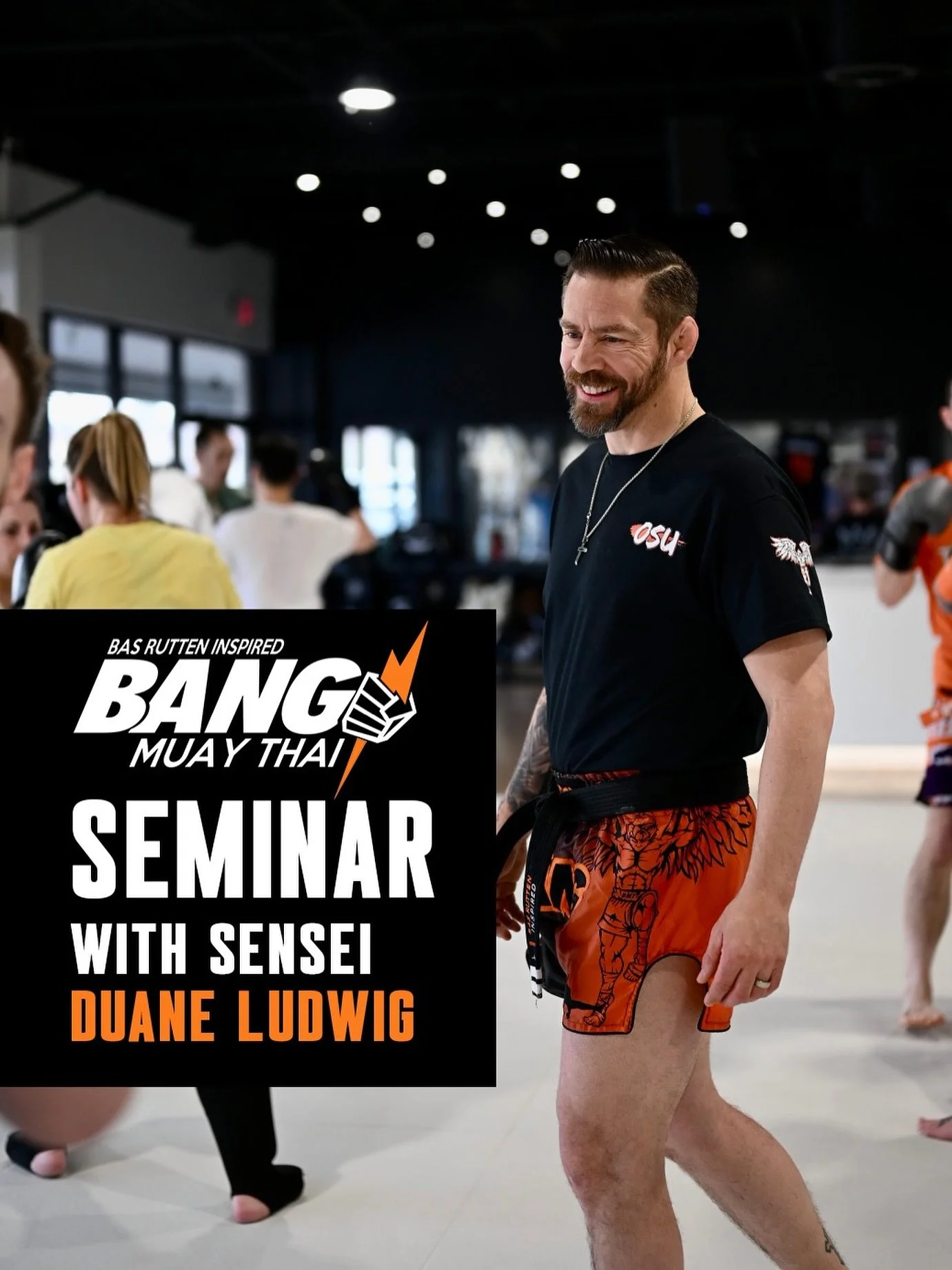 THE Duane Ludwig is coming to Fort Wayne for Art of Scrap Fight Week, and he is holding a seminar the day after the fights (Sat 11/22), here at The Fight Lab!

Do not miss this chance to train with our amazing affiliate, the creator of the BANG Muay 