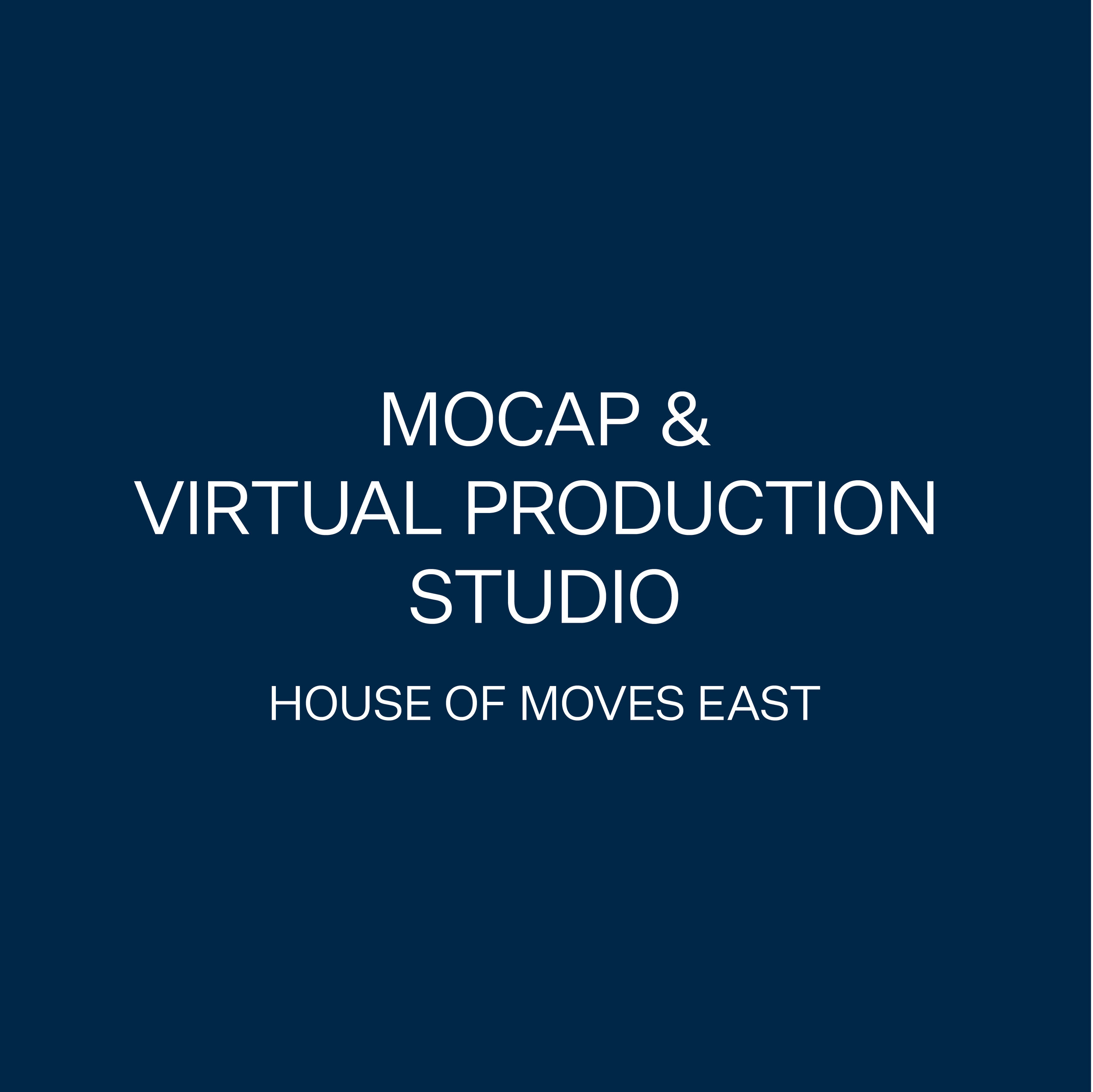 MOCAP & Virtual Production Studio