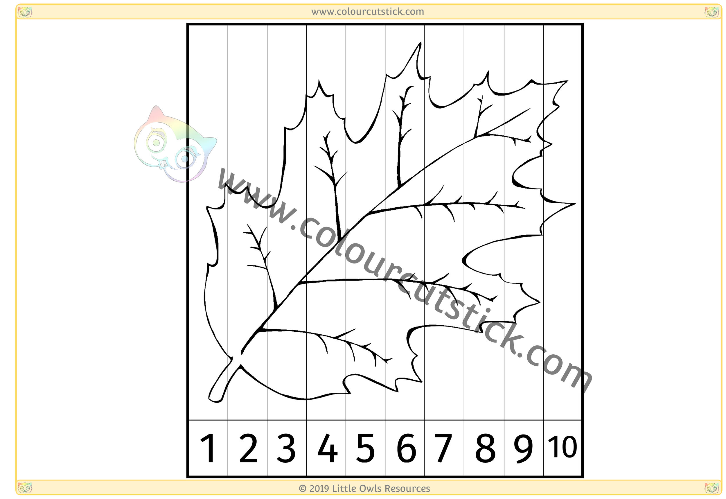 Autumn Number Slice Pictures Col CCS-5.png
