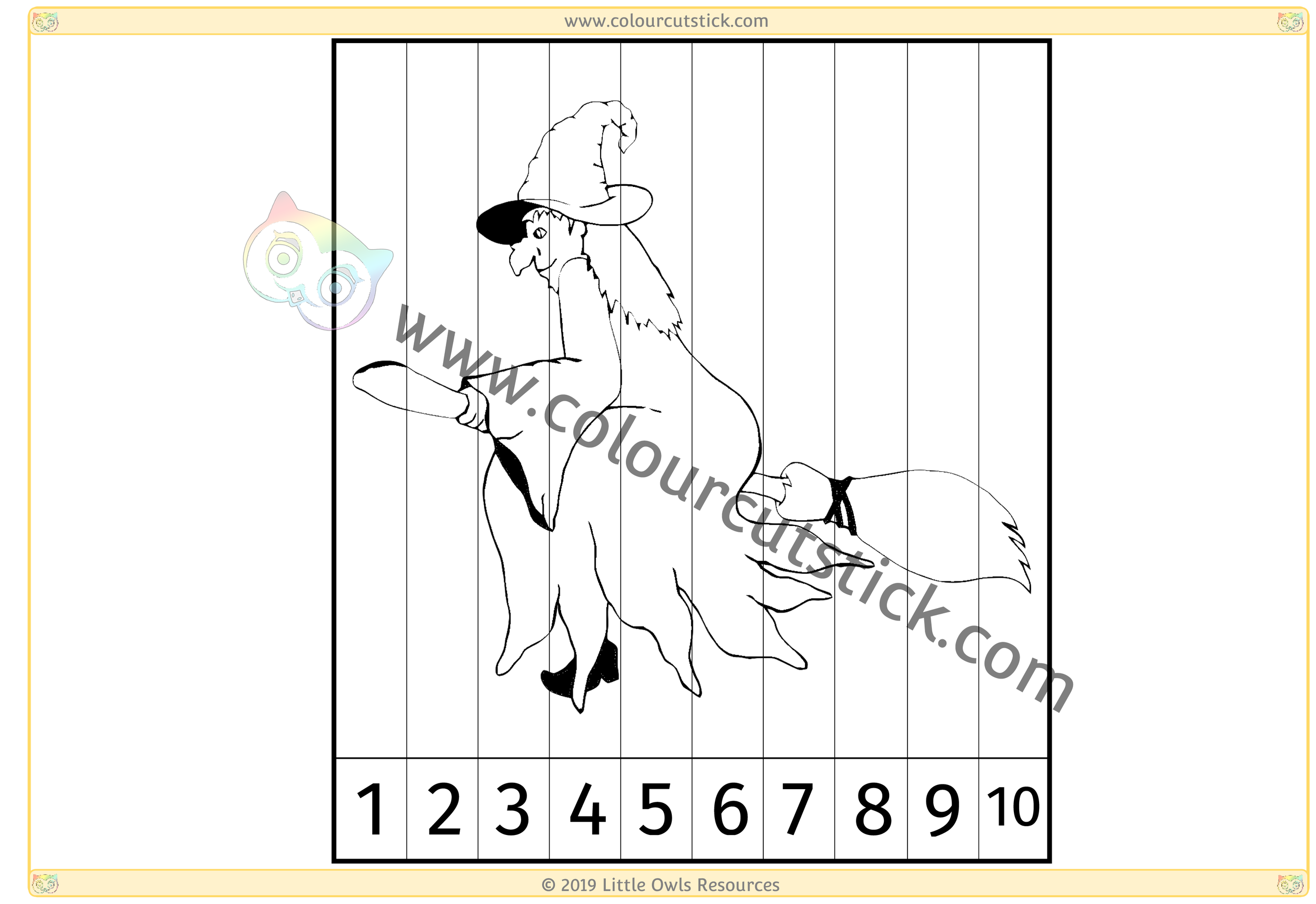 Halloween Number Slice Colouring CCS-7.png