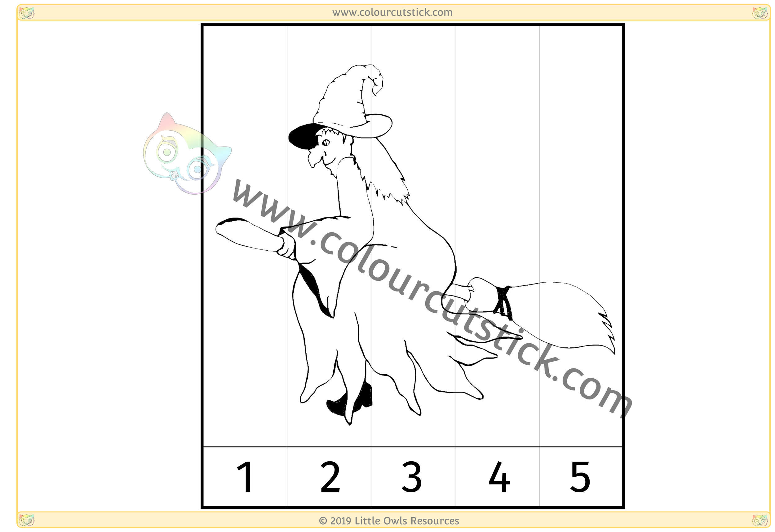 Halloween Number Slice Colouring CCS-8.png