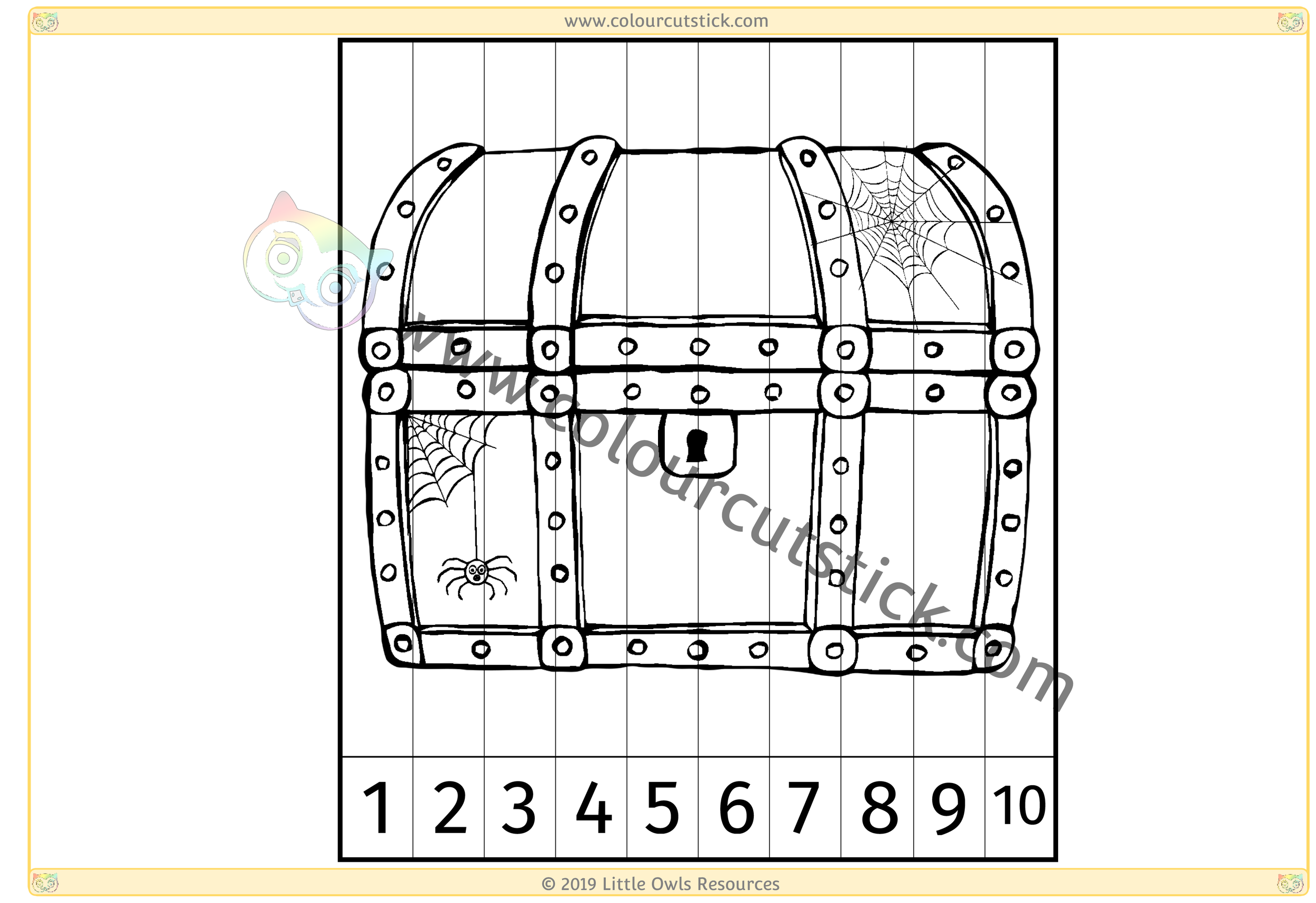Halloween Number Slice Colouring CCS-9.png