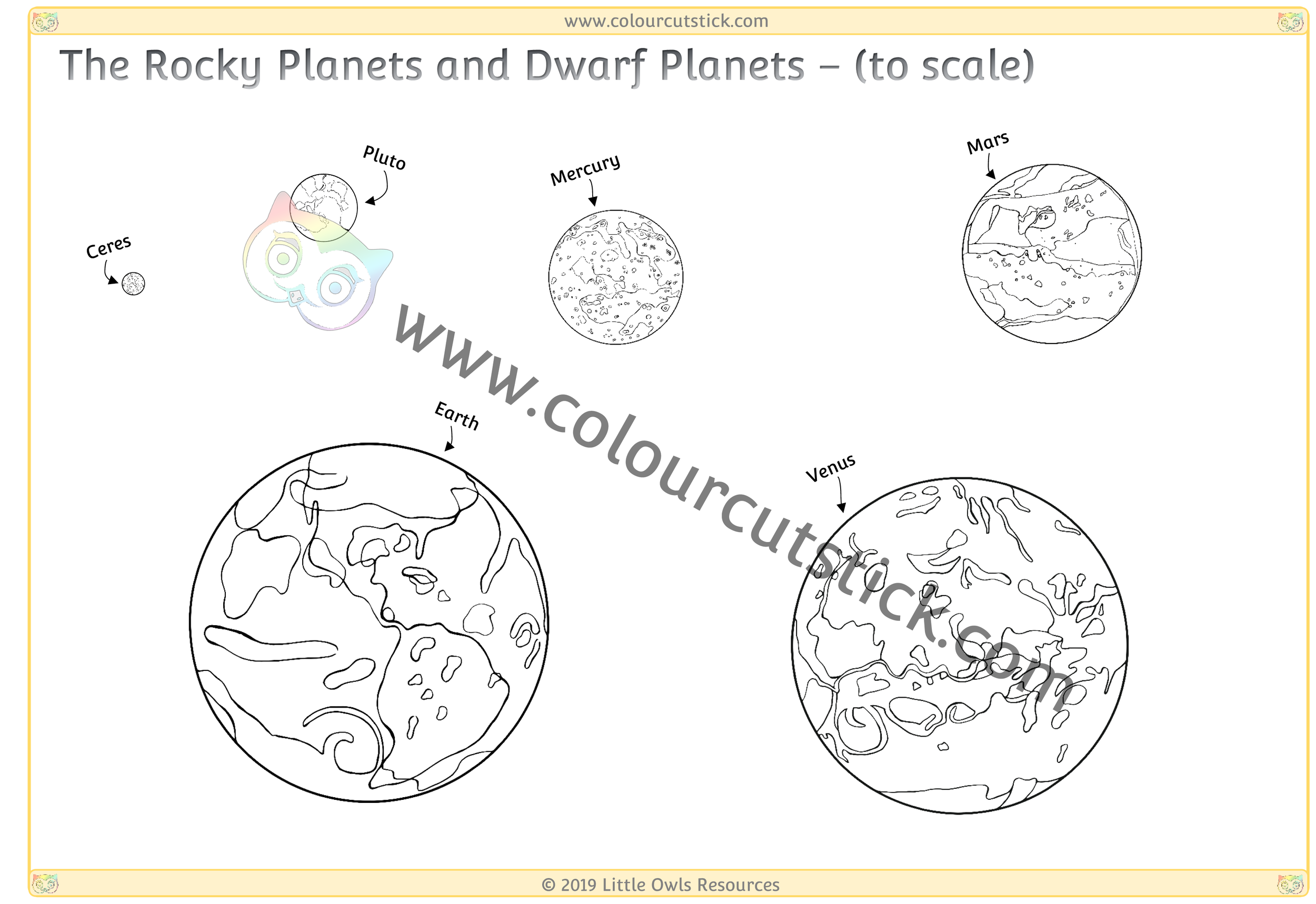 √ Planets For Kids Coloring : Free Planets Coloring Sheets Download