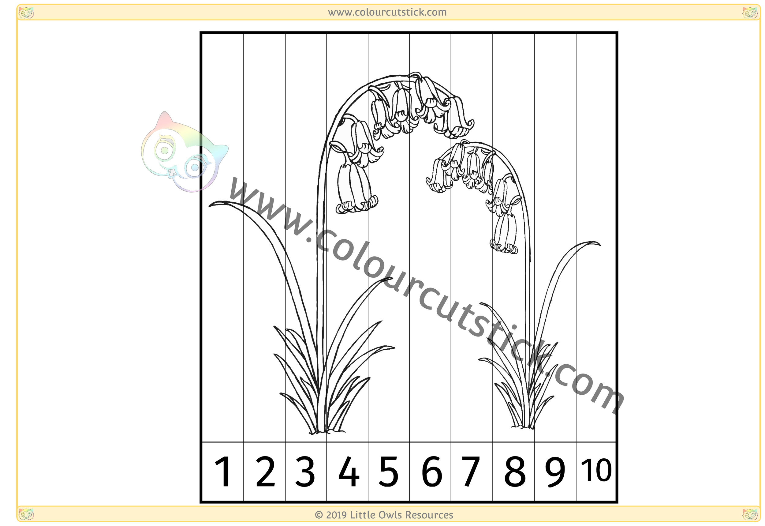 Spring Number Slice Pictures Colouring CCS-3.png