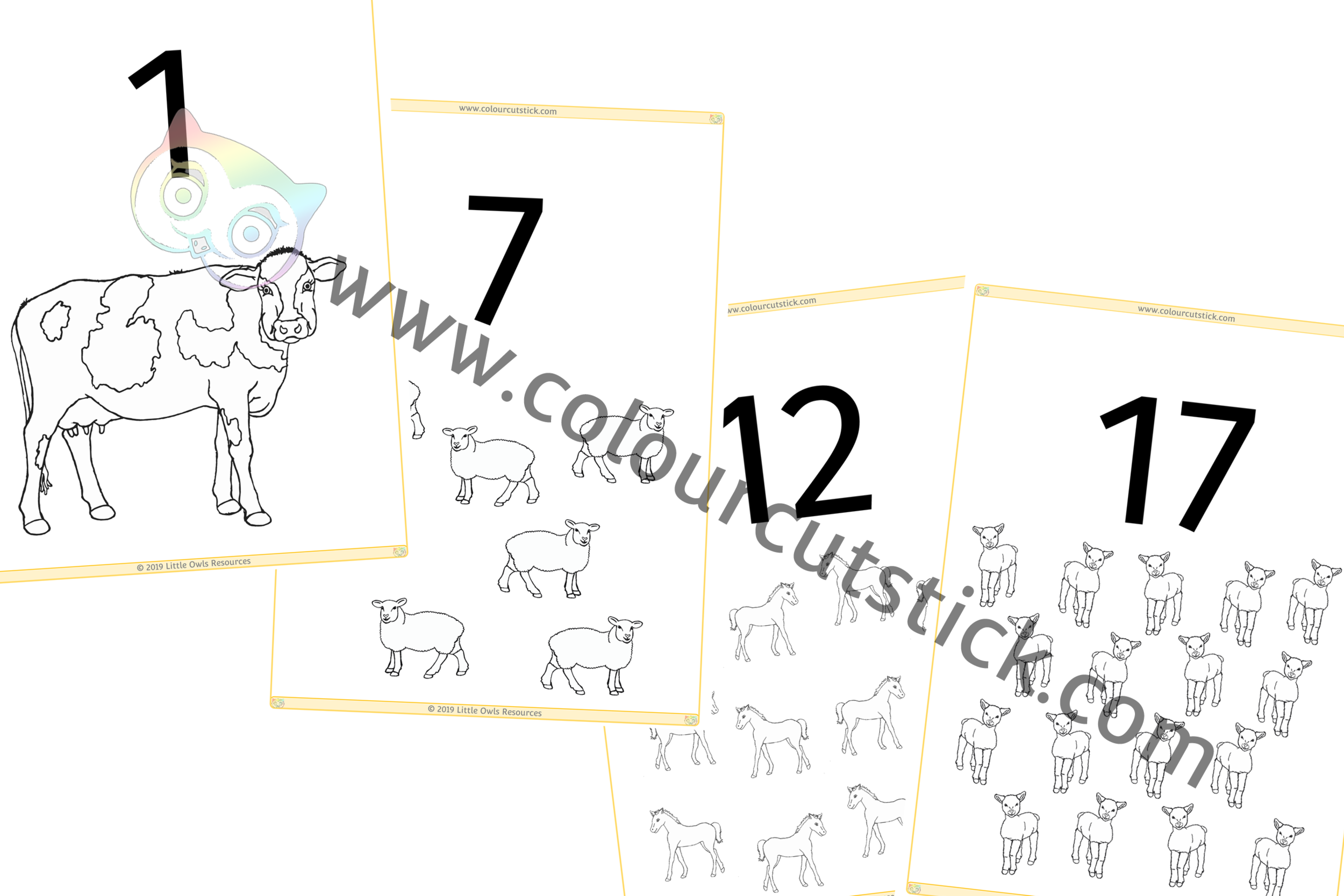 1-20 Count Farm Colouring Cover CCS.png