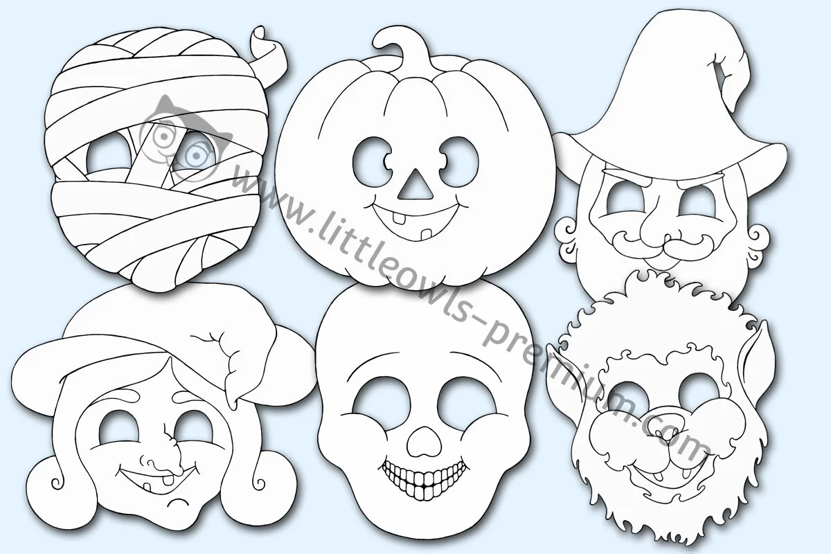 Free Halloween Colouring Coloring Pages For Children Kids Toddlers Preschoolers Early Years Colour Cut Stick Free Colouring Activities