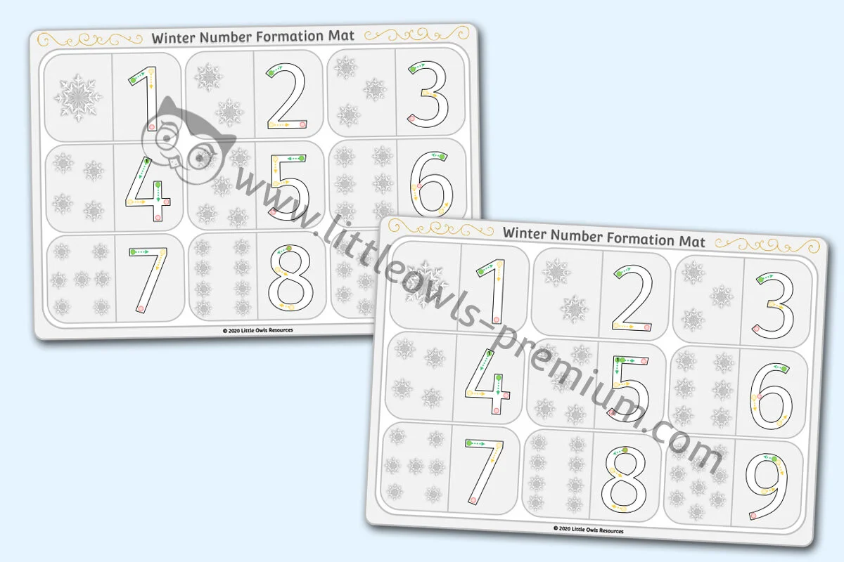 Winter Number Formation Mat - Editable Cover.jpg