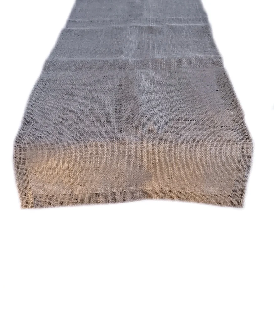 jute burlap table runner