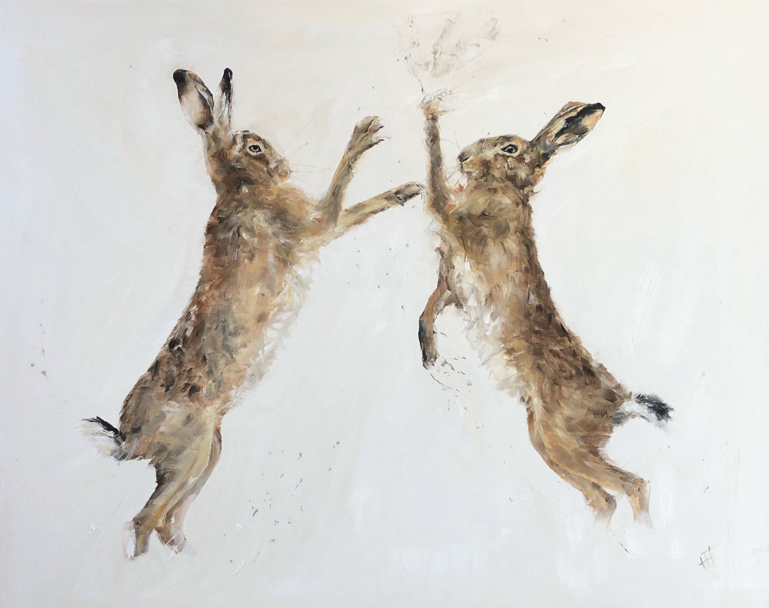 Boxing Hares (this was used as the Countryside Alliance Christmas card in 2021)