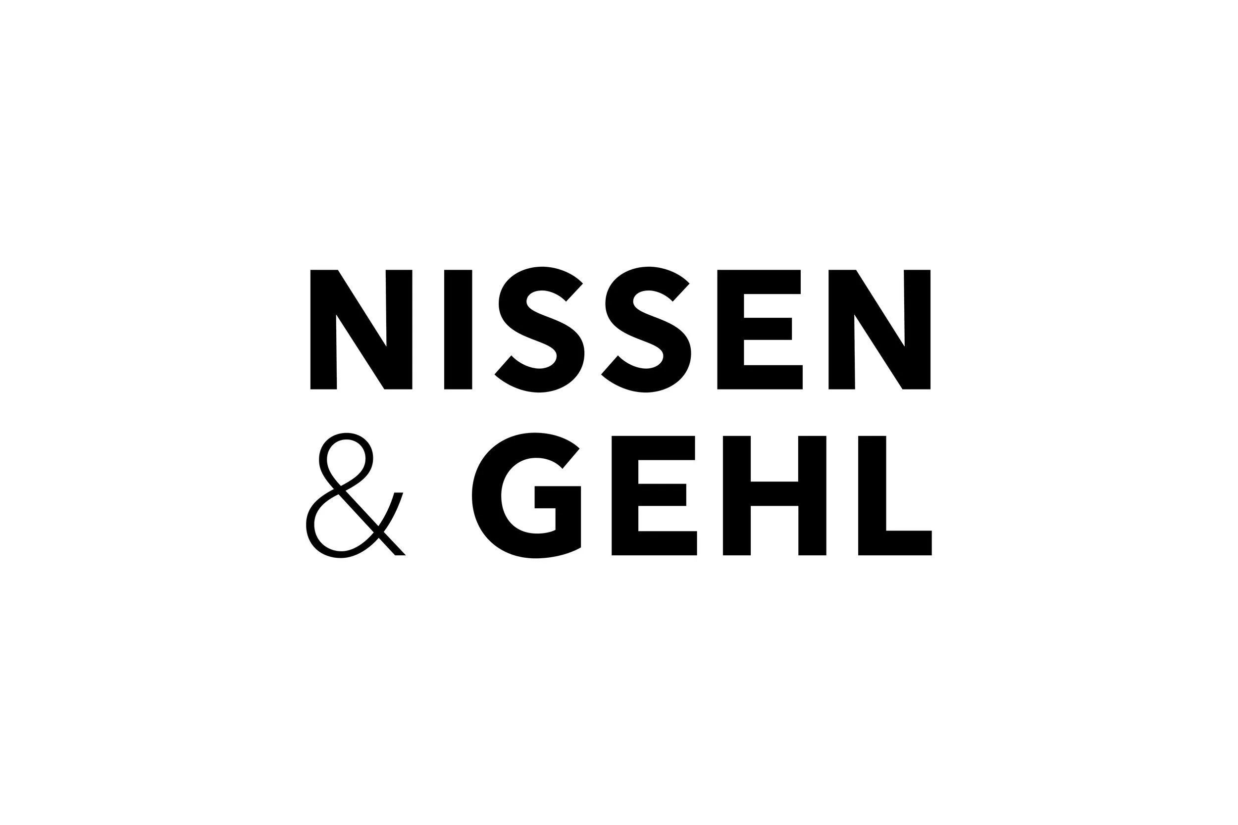  Navnetræk og enkelt website, et udvidet visitkort, med en kort fortælling om møbelarkitekterne Nissen &amp; Gehl. Se og læs mere om dem her: nissen-gehl.dk 