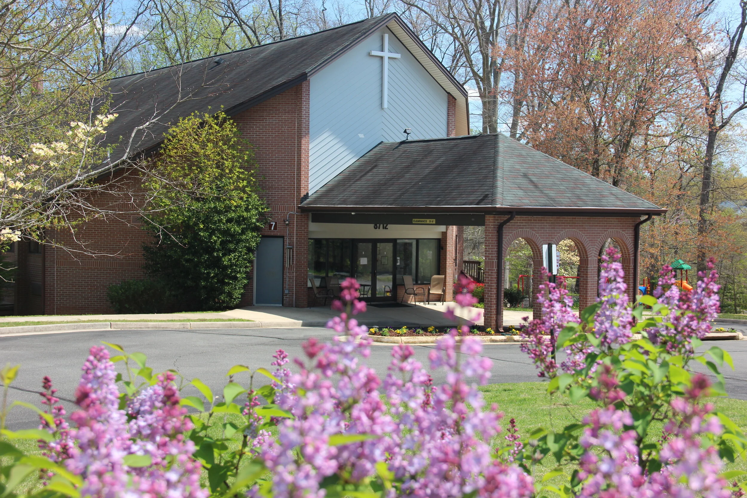 church with flowers.JPG
