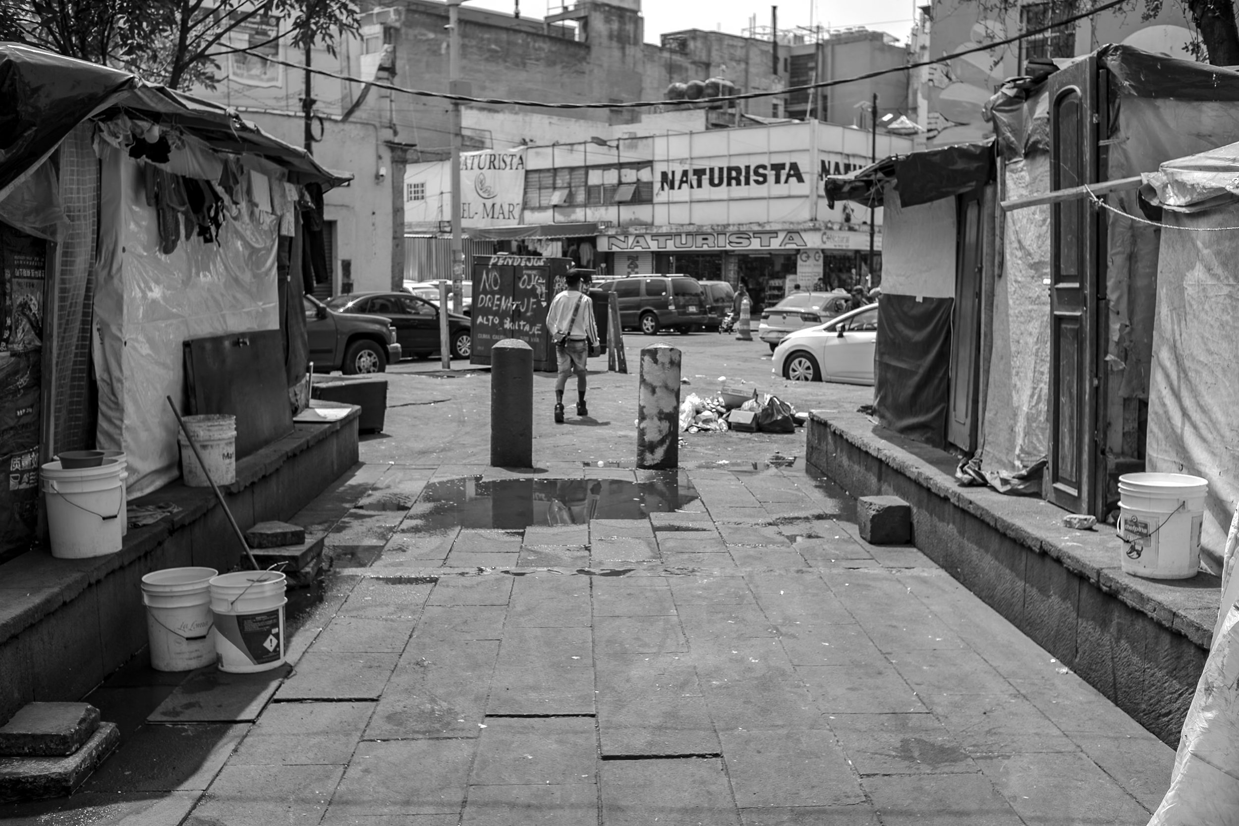 The south entrance of the camp