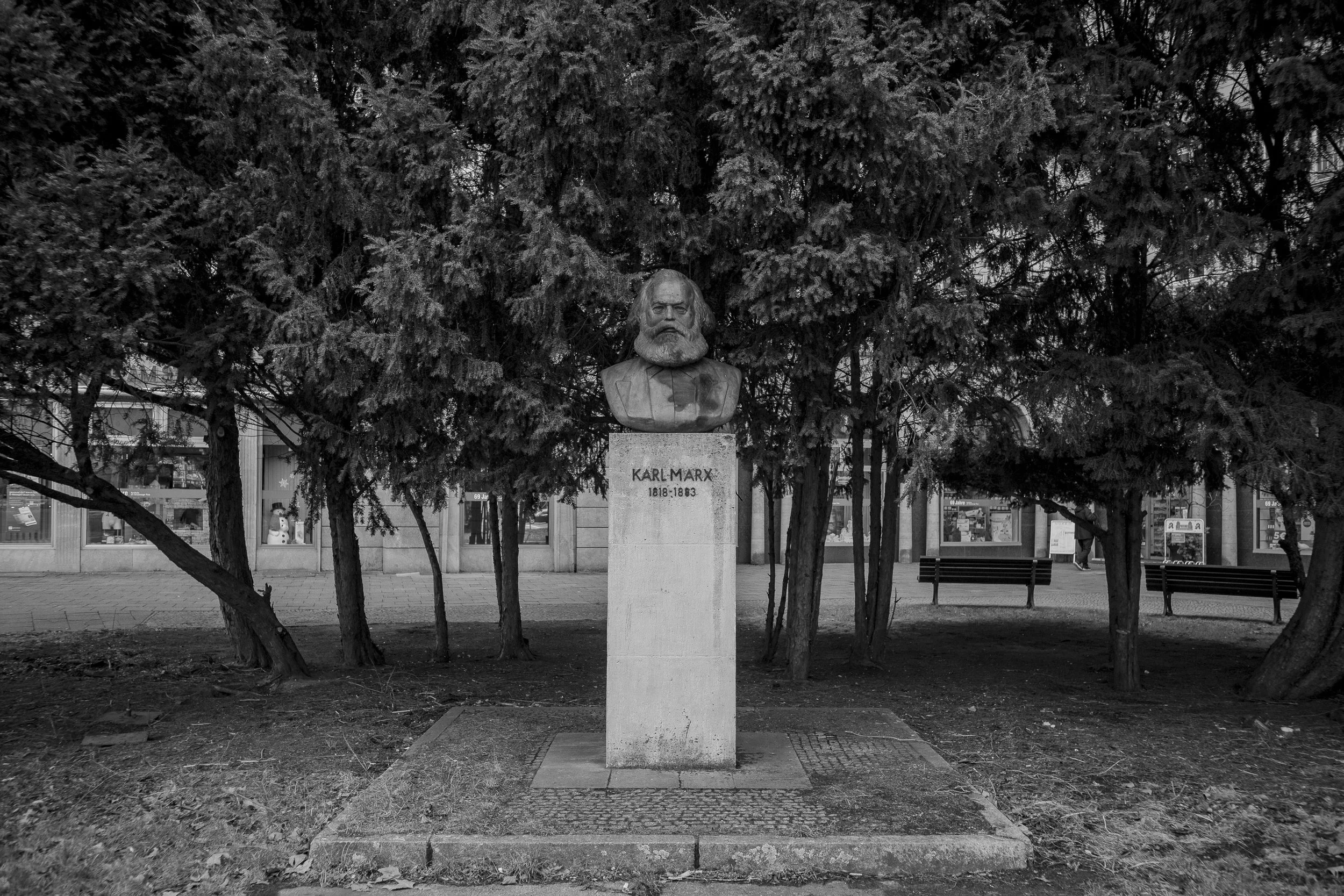 the bust of Karl Marx - Berlin