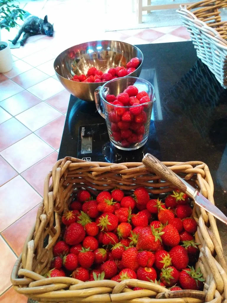 
Even more strawberries...  