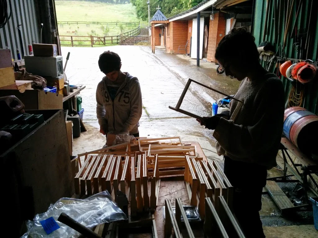 
Meet Miguel & assembling bee hive frames  