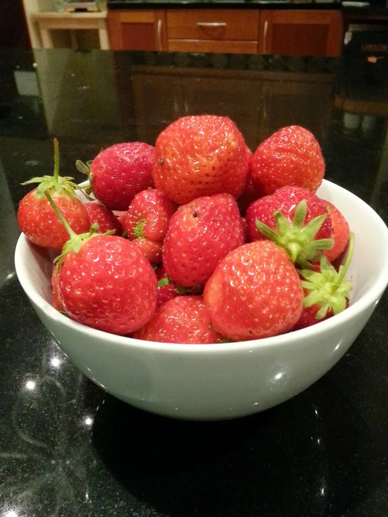 
More strawberries...  