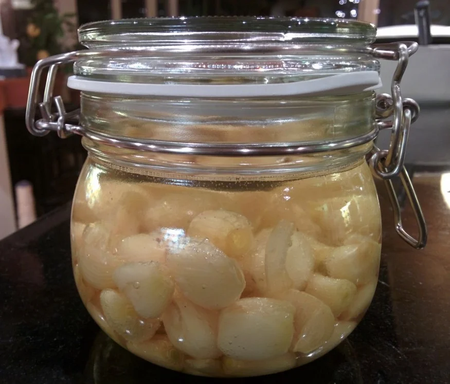 
Made garlic confit to preserve my garlic supply even longer  