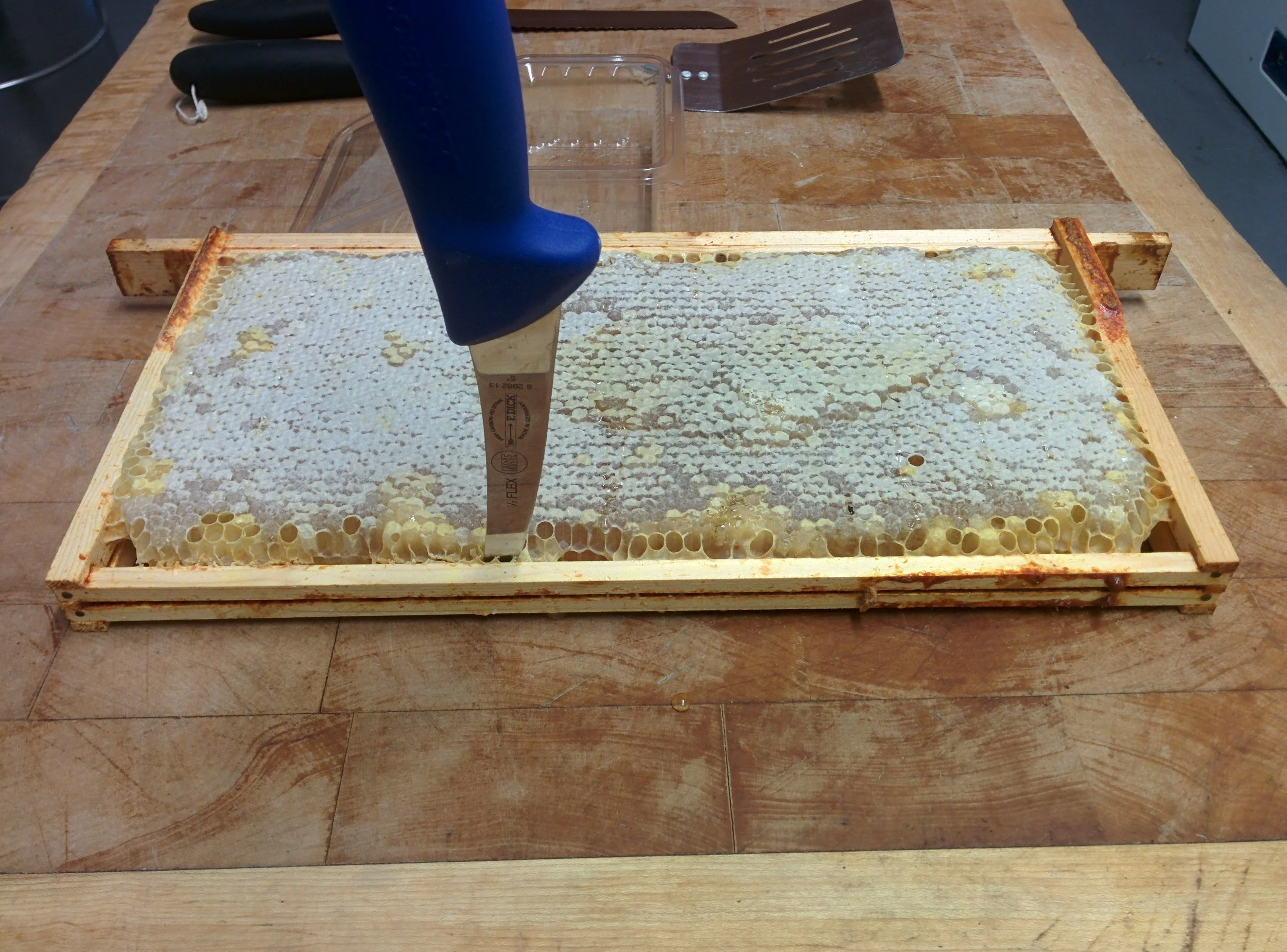 
Finally got around to starting the cut comb  