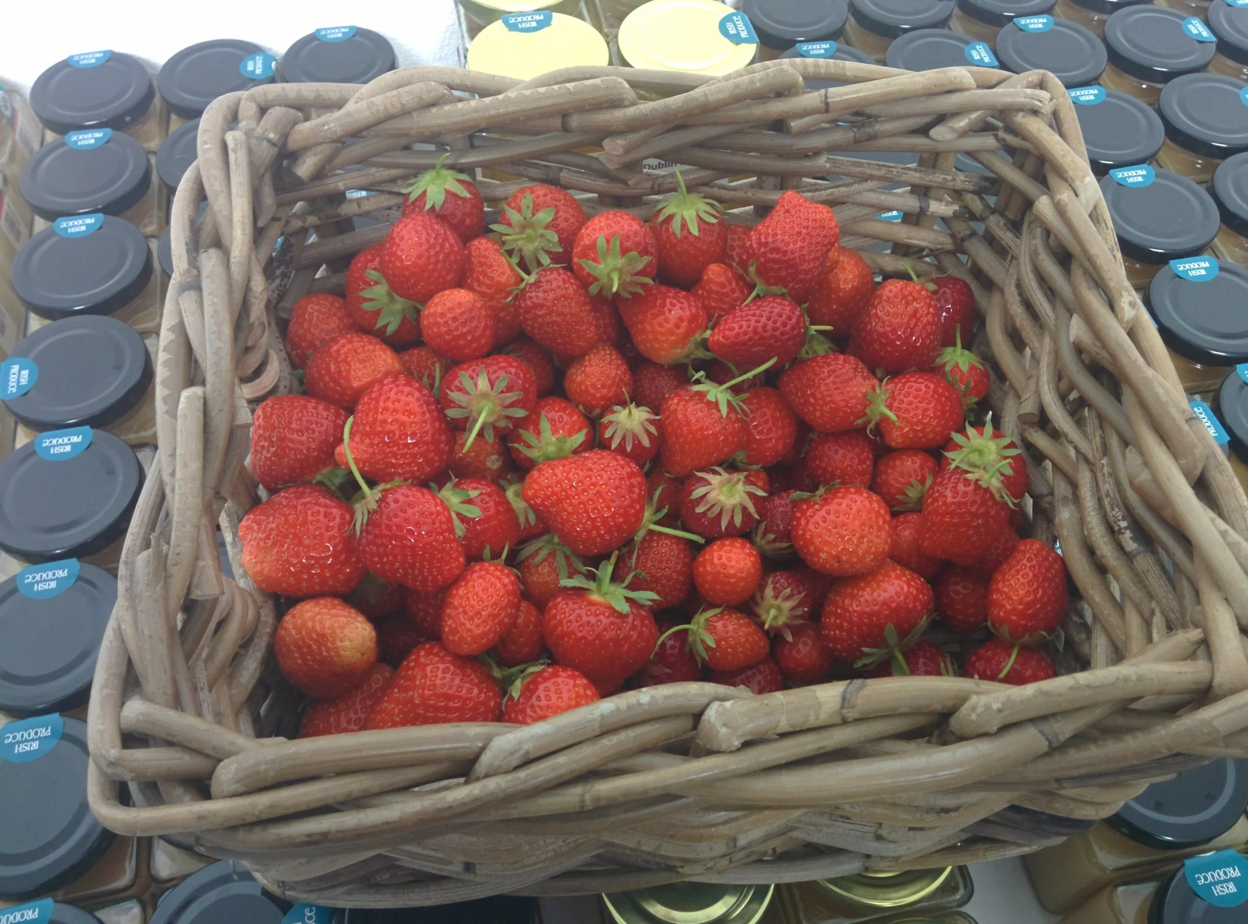 
Plenty of strawberries from the polytunnel  